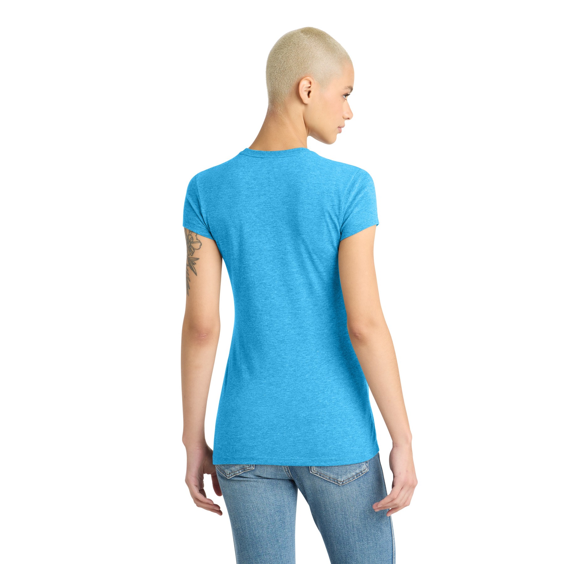 Women's Fitted Perfect Tri Tee - Thumbnail Image