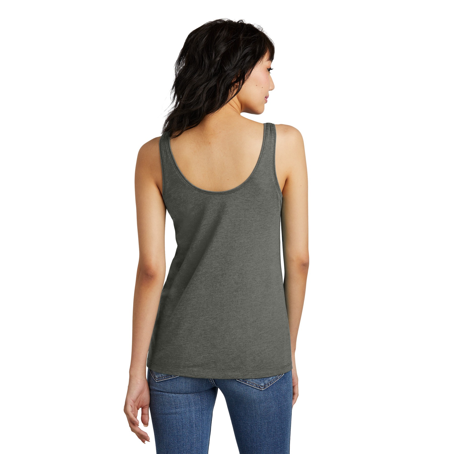 Women's Perfect Blend CVC V-Neck Tank - Thumbnail Image