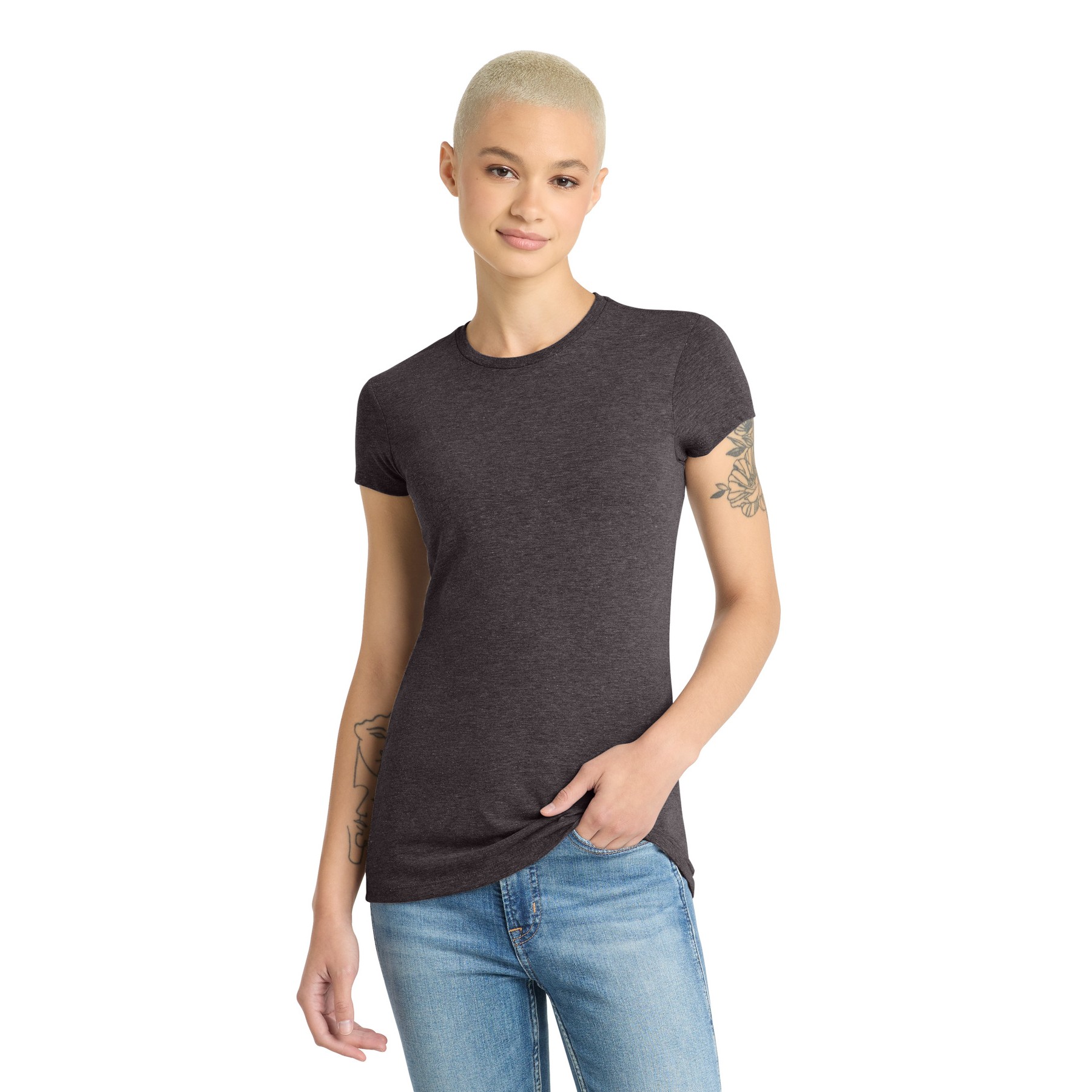 Women's Fitted Perfect Tri Tee - Thumbnail Image