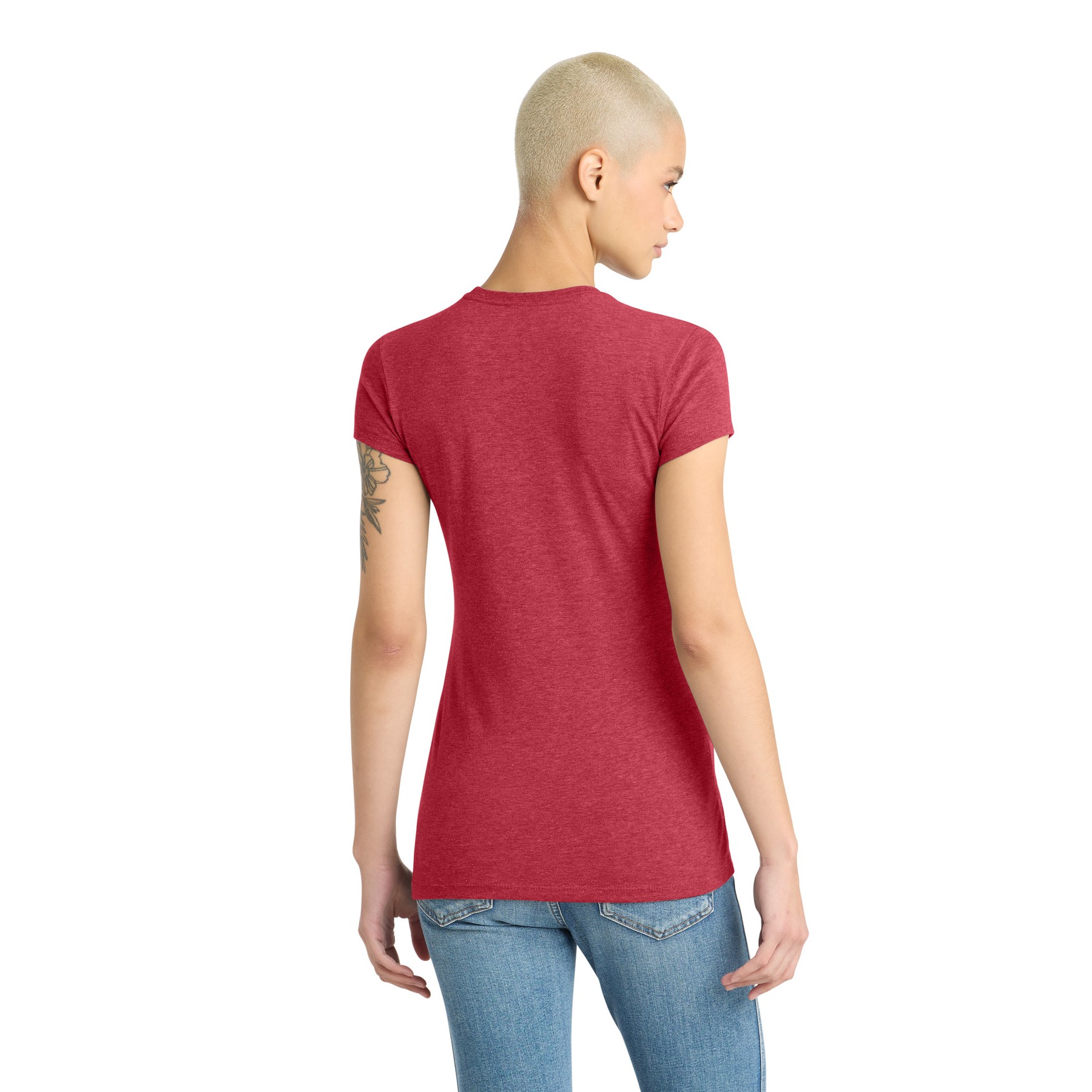 Women's Fitted Perfect Tri Tee - Thumbnail Image