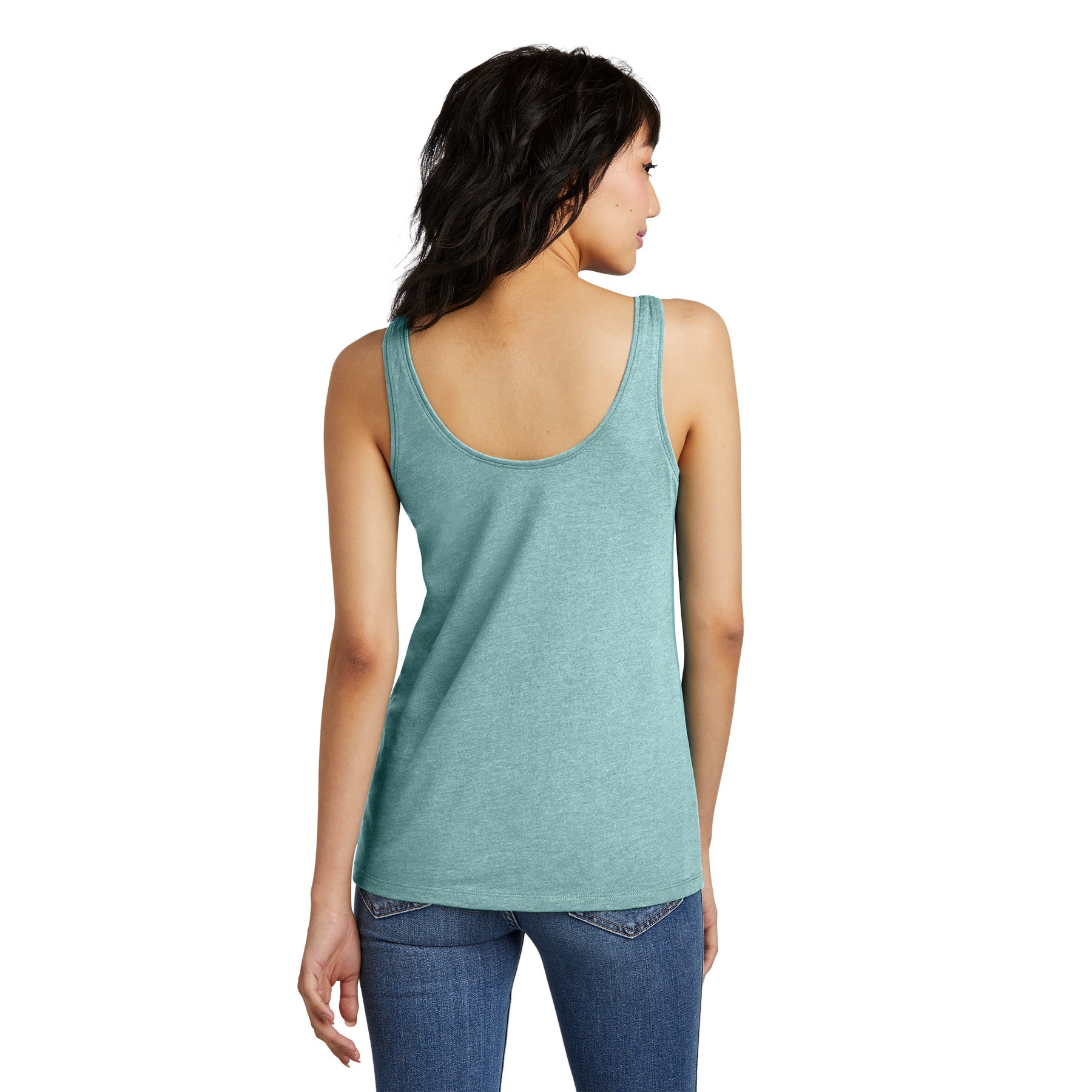 Women's Perfect Blend CVC V-Neck Tank - Thumbnail Image