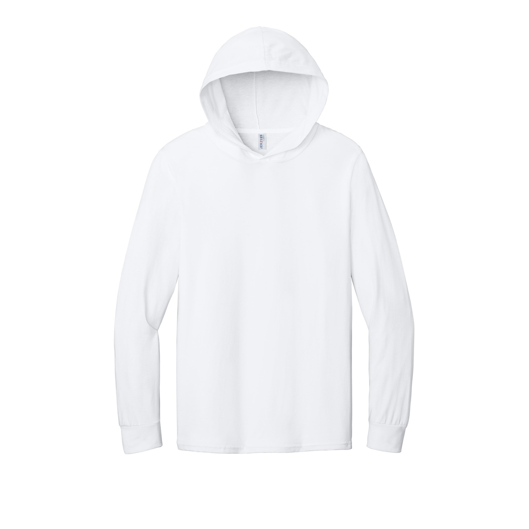 Unisex Cotton Long Sleeve Hooded T-Shirt - Main Image