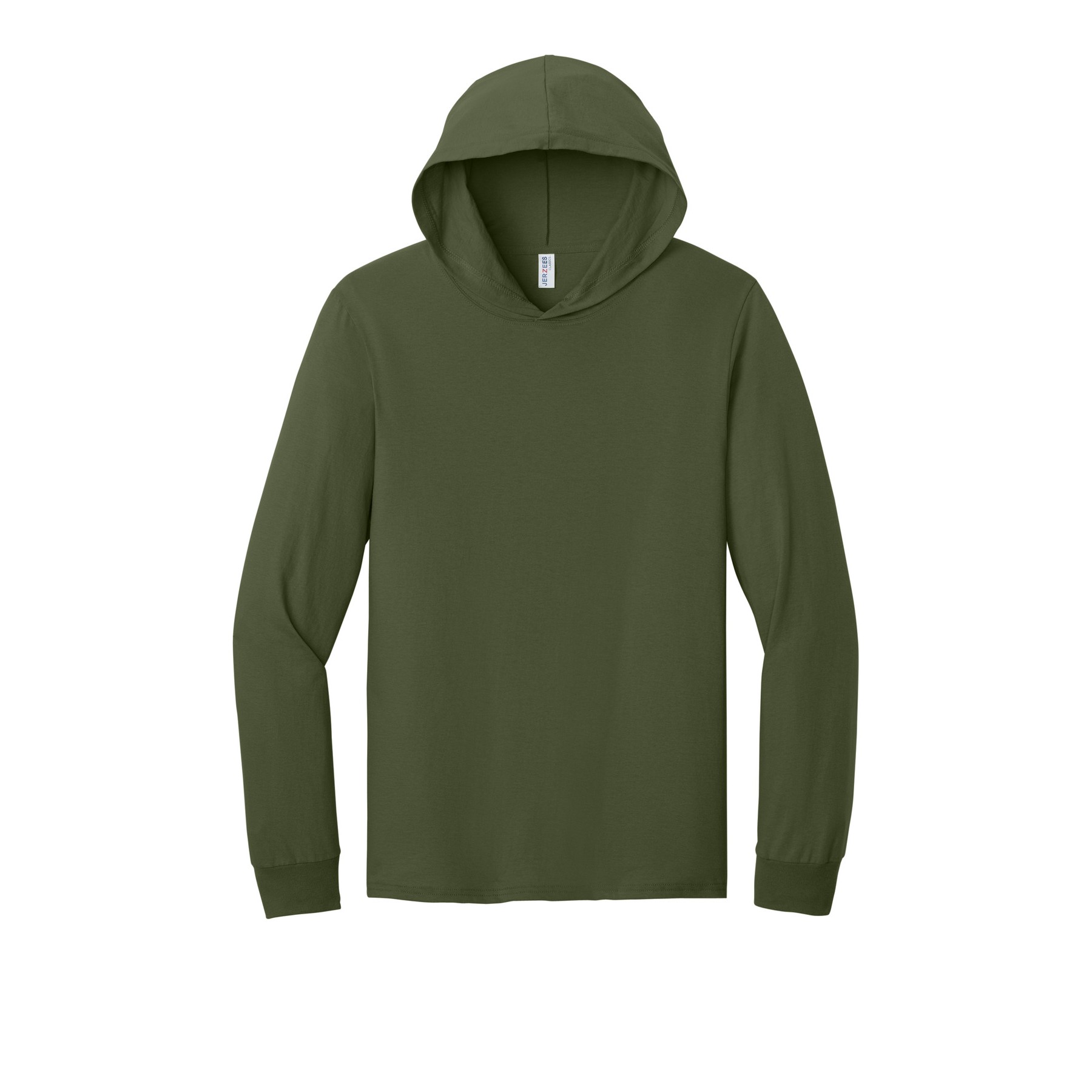 Unisex Cotton Long Sleeve Hooded T-Shirt - Thumbnail Image