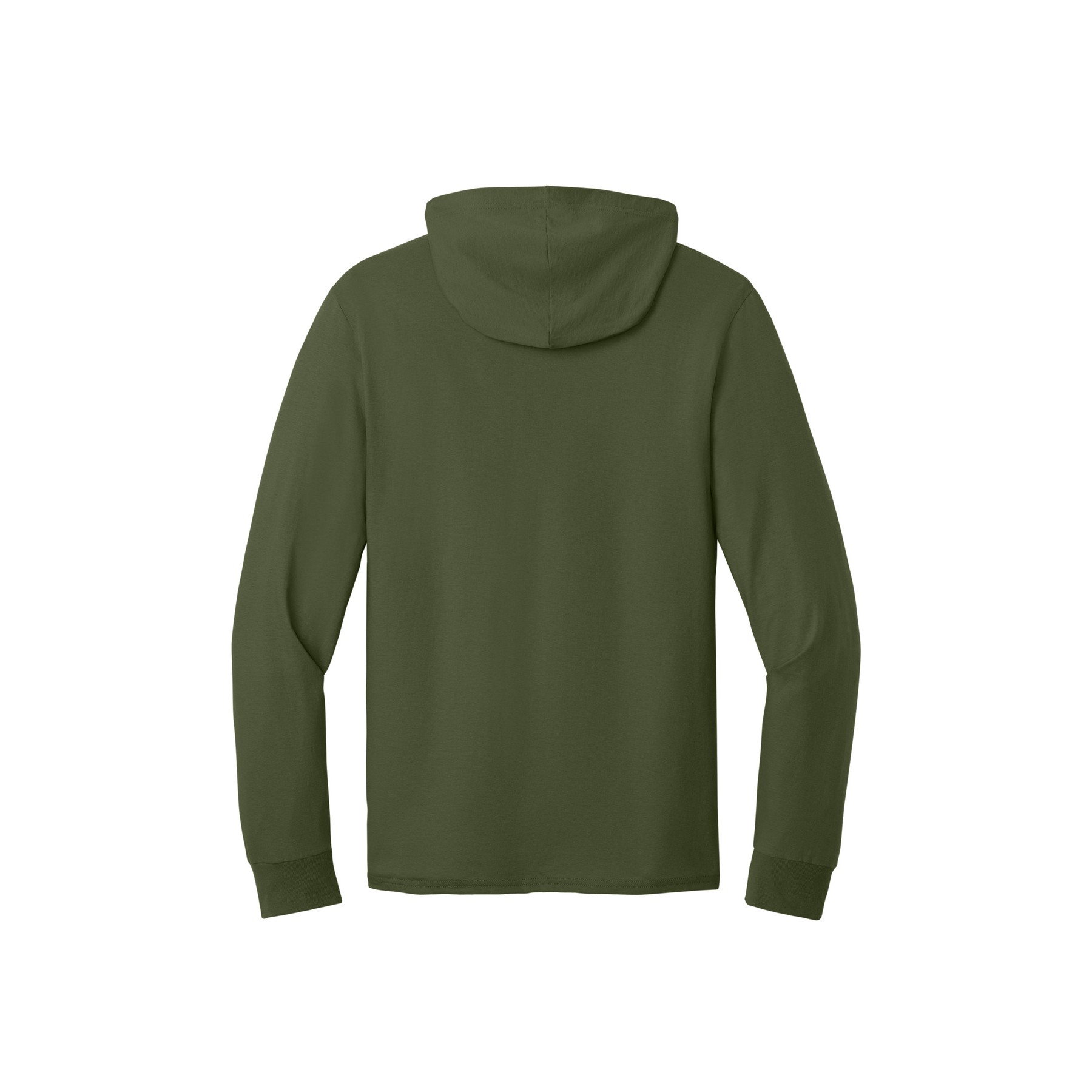 Unisex Cotton Long Sleeve Hooded T-Shirt - Thumbnail Image