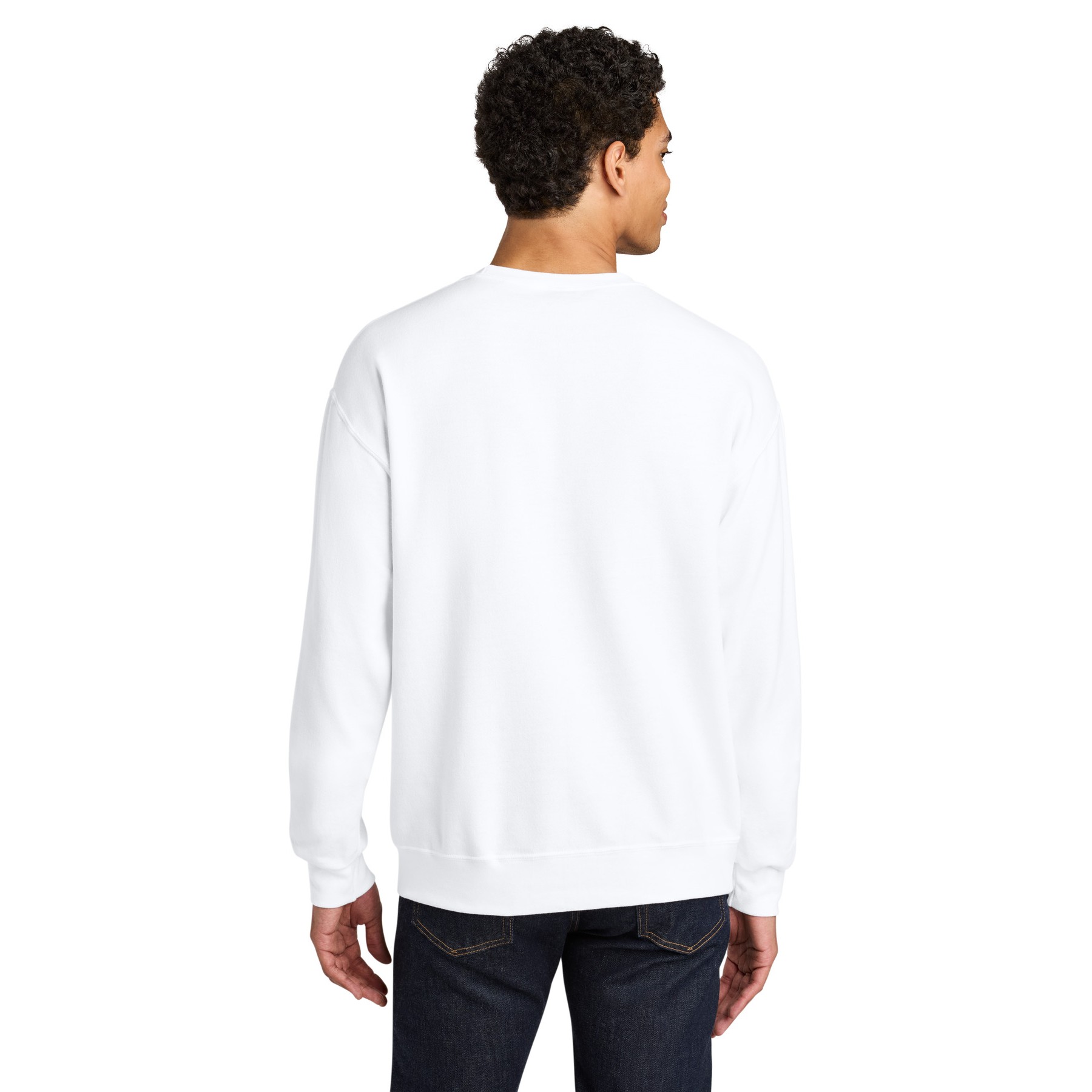 Unisex CVC Ring Spun Crewneck Sweatshirt - Thumbnail Image
