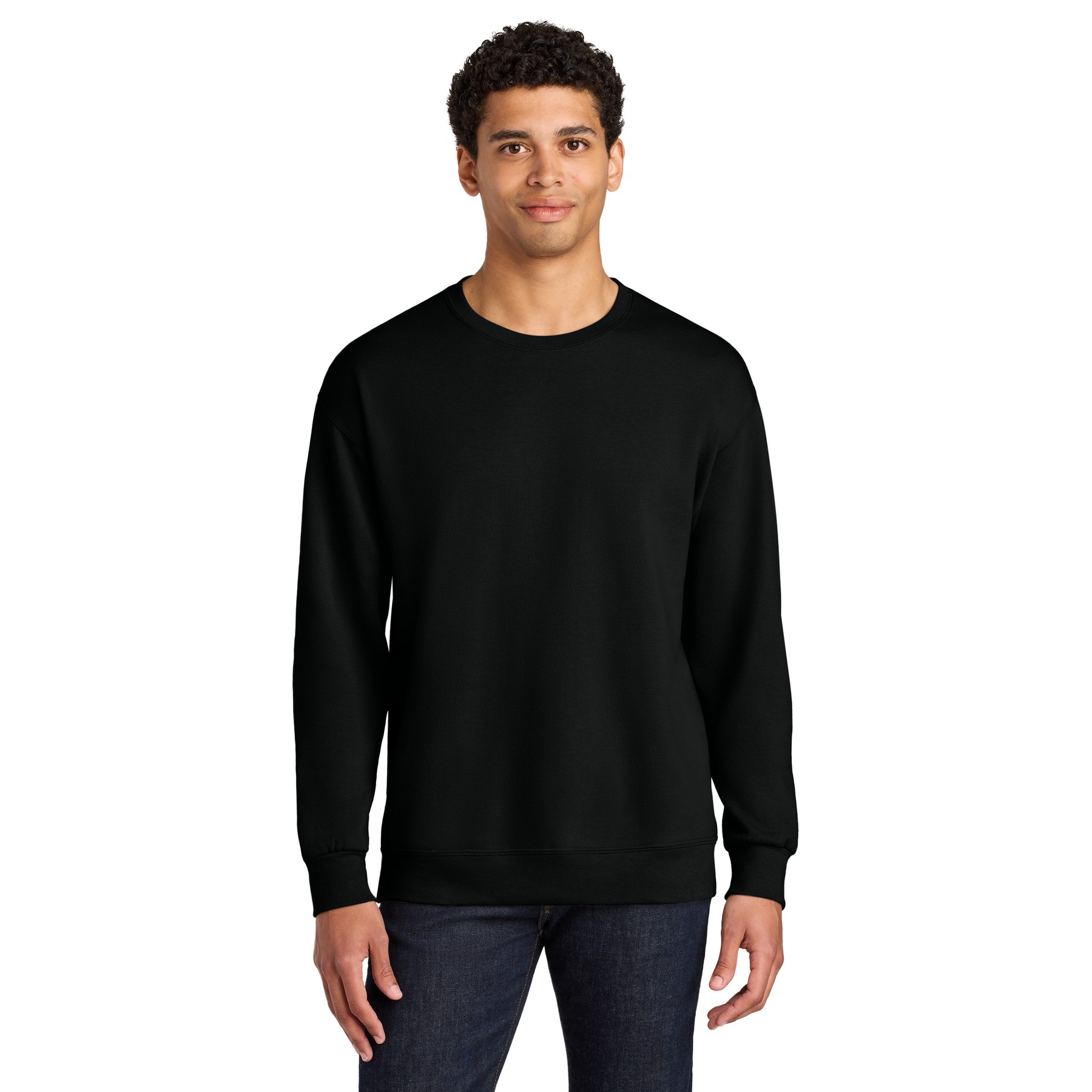 Unisex CVC Ring Spun Crewneck Sweatshirt - Thumbnail Image