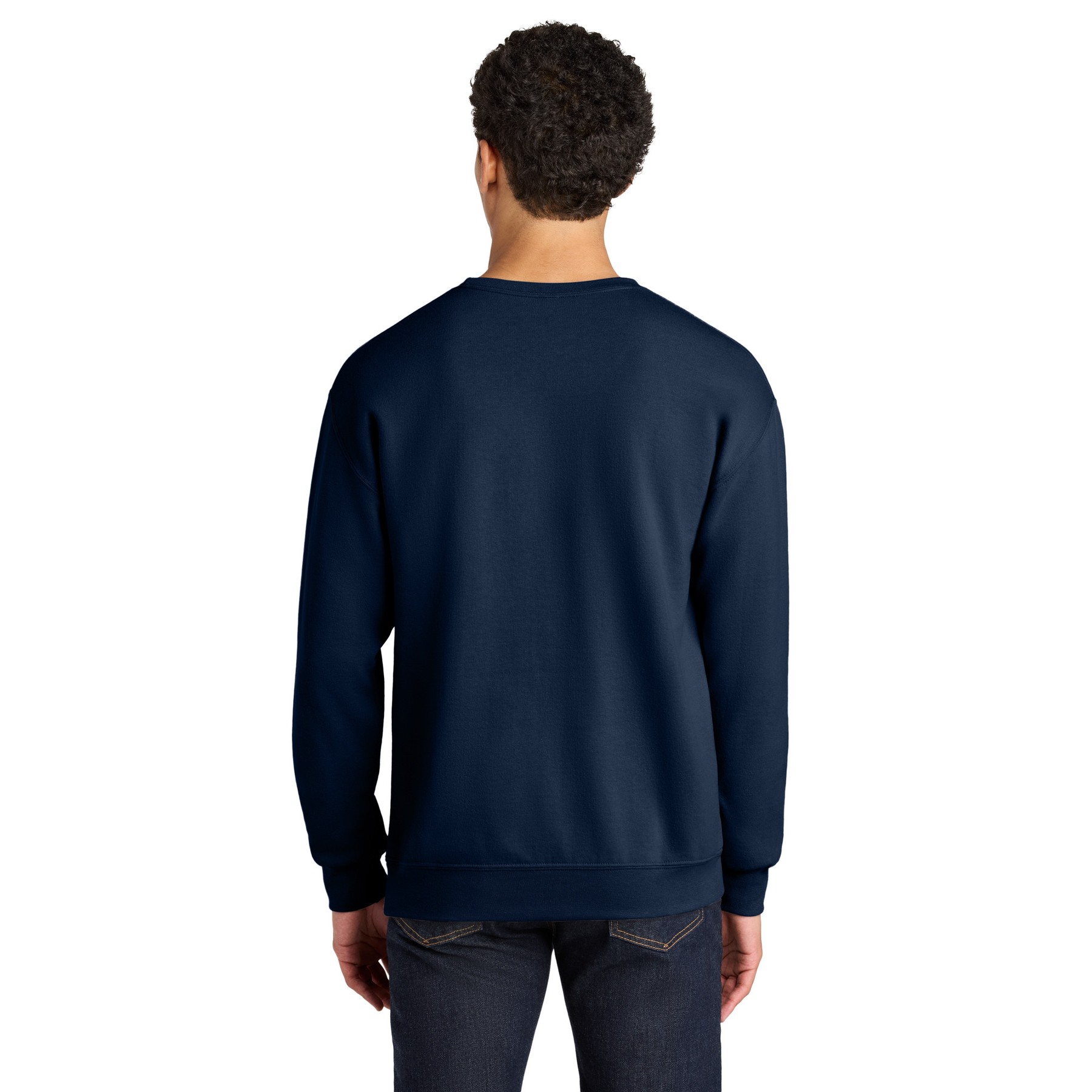 Unisex CVC Ring Spun Crewneck Sweatshirt - Thumbnail Image