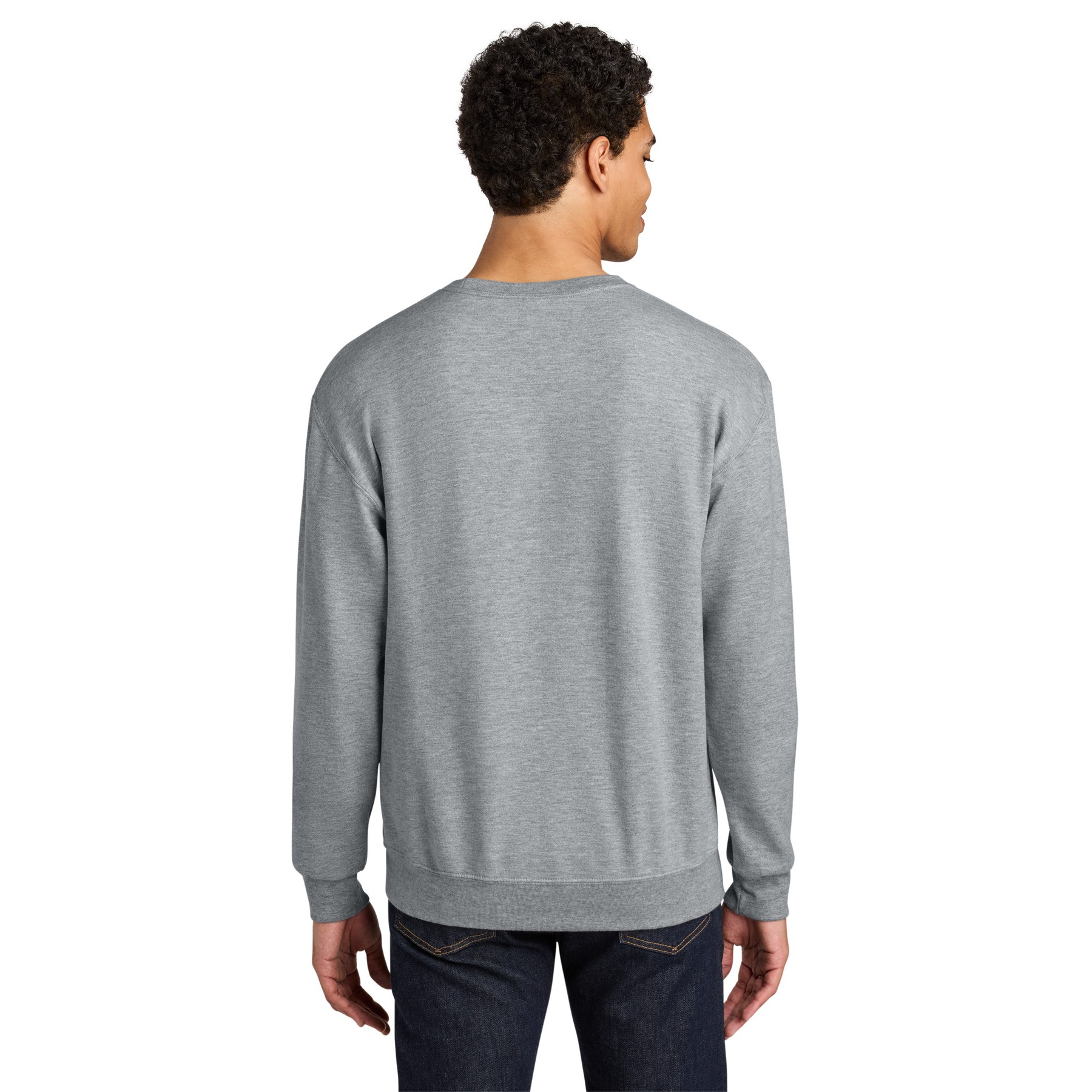 Unisex CVC Ring Spun Crewneck Sweatshirt - Thumbnail Image