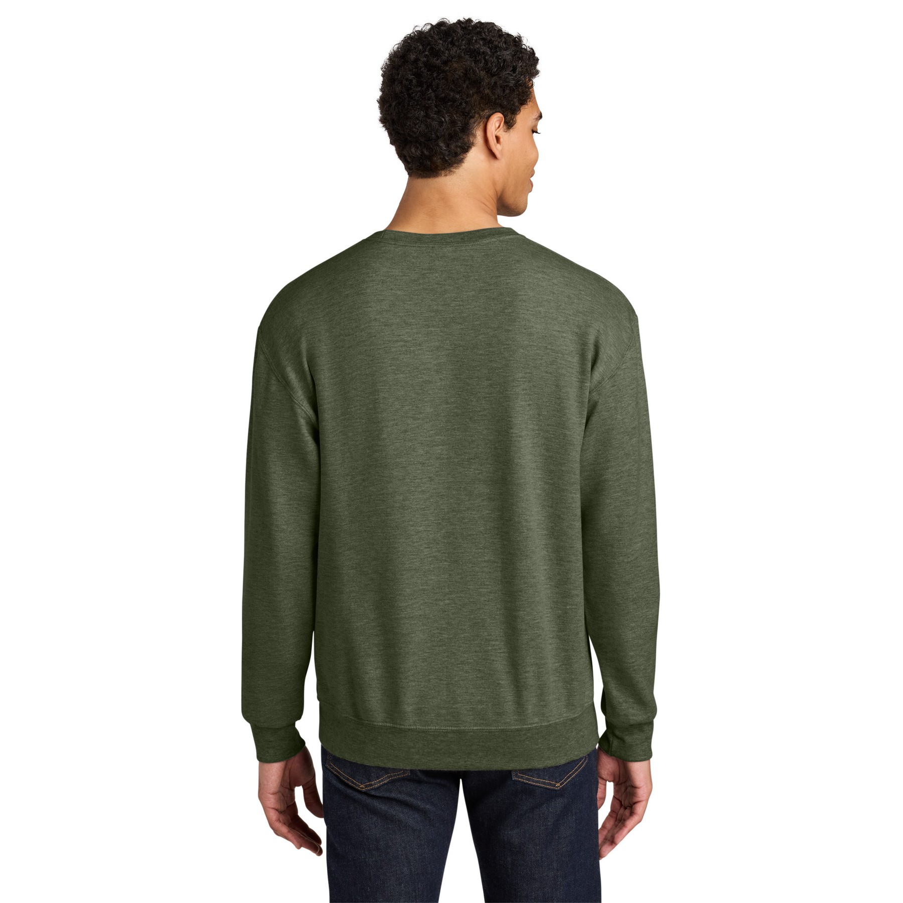 Unisex CVC Ring Spun Crewneck Sweatshirt - Thumbnail Image