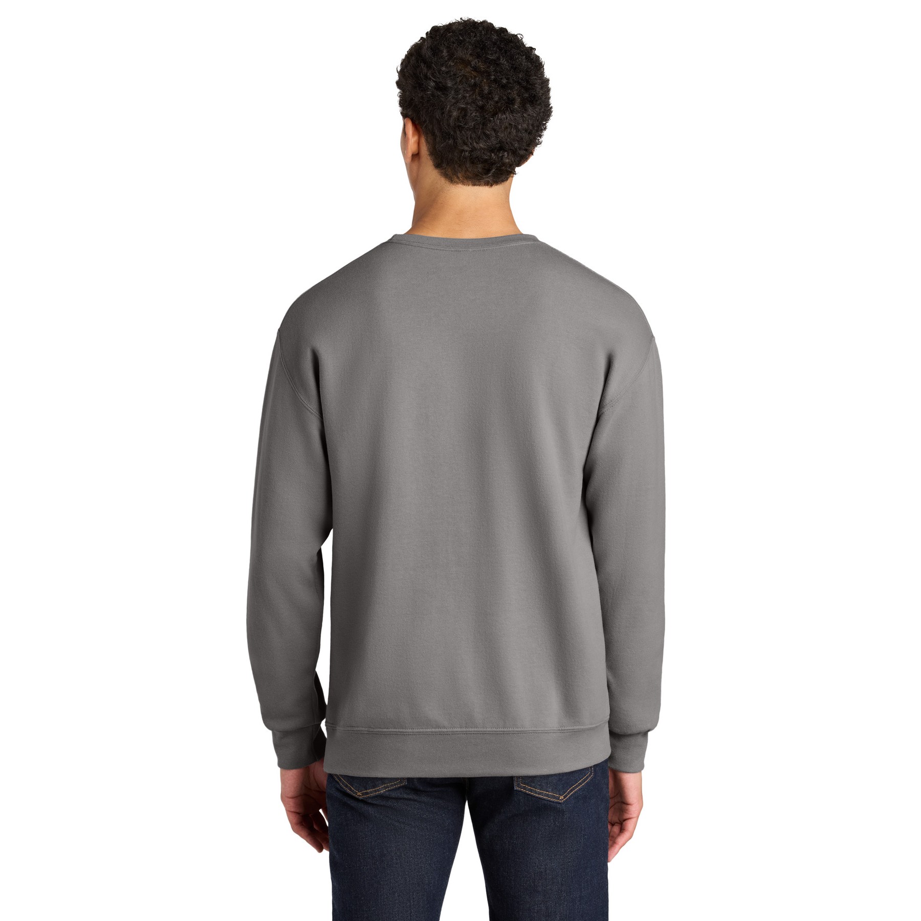 Unisex CVC Ring Spun Crewneck Sweatshirt - Thumbnail Image
