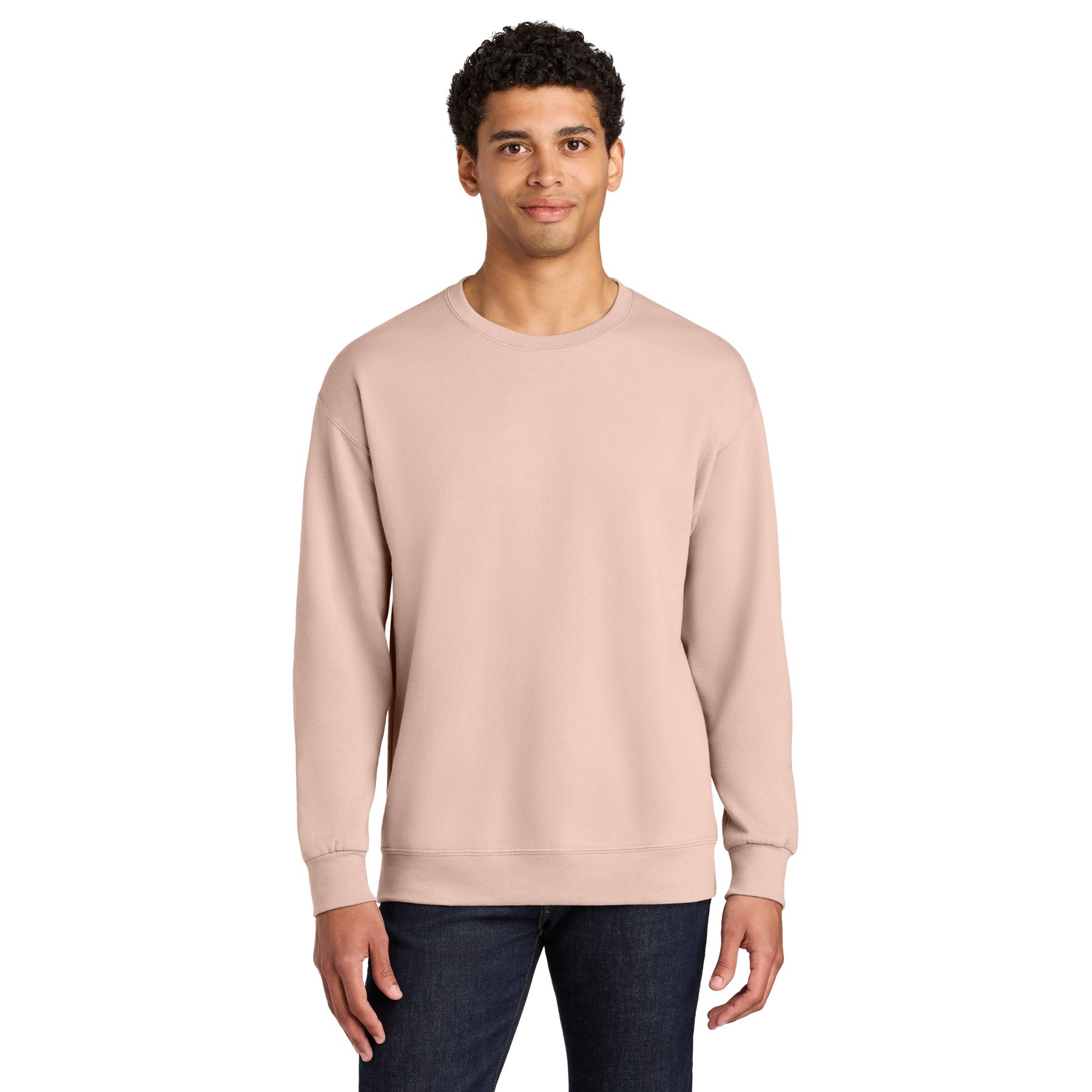 Unisex CVC Ring Spun Crewneck Sweatshirt - Thumbnail Image