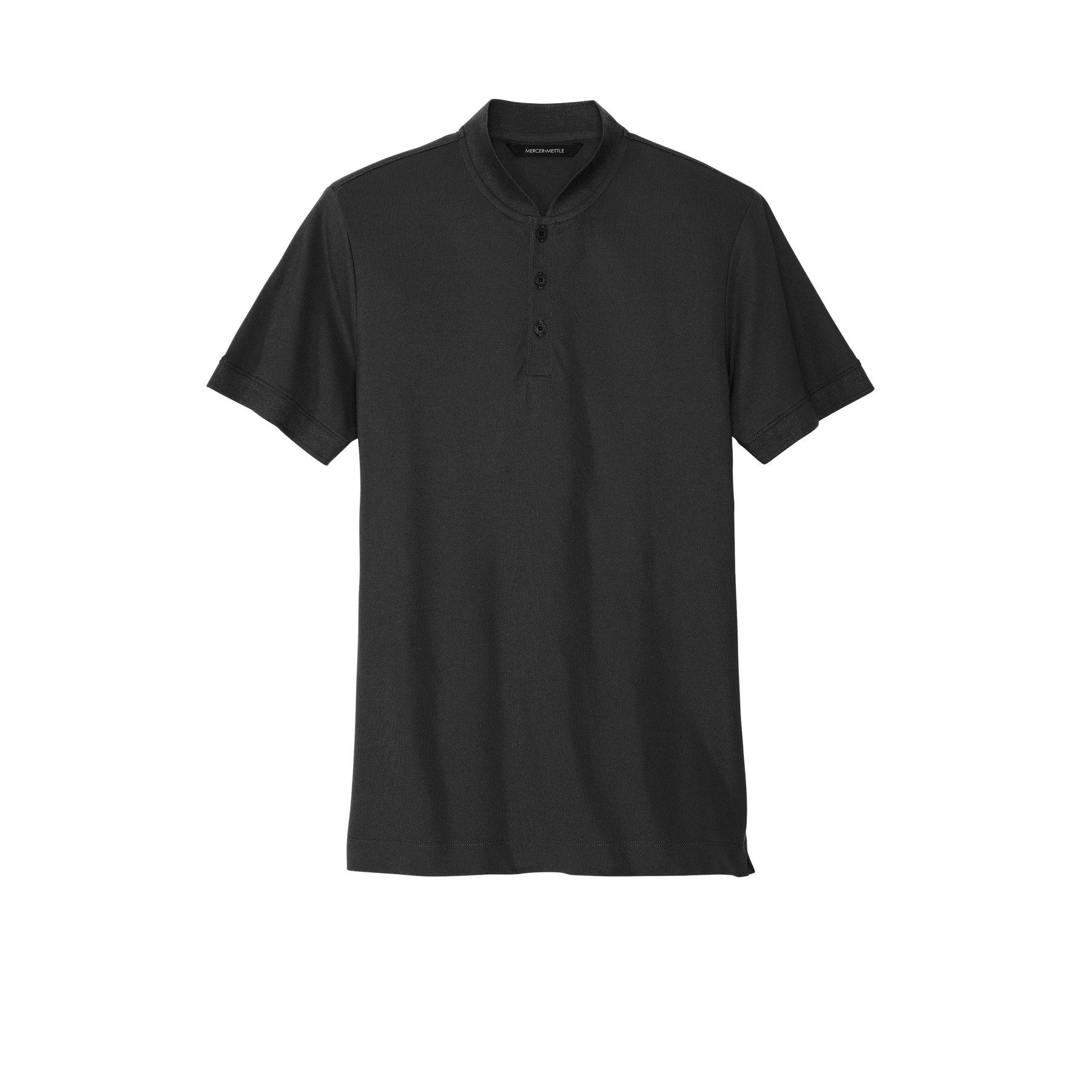 Stretch Pique Henley - Thumbnail Image