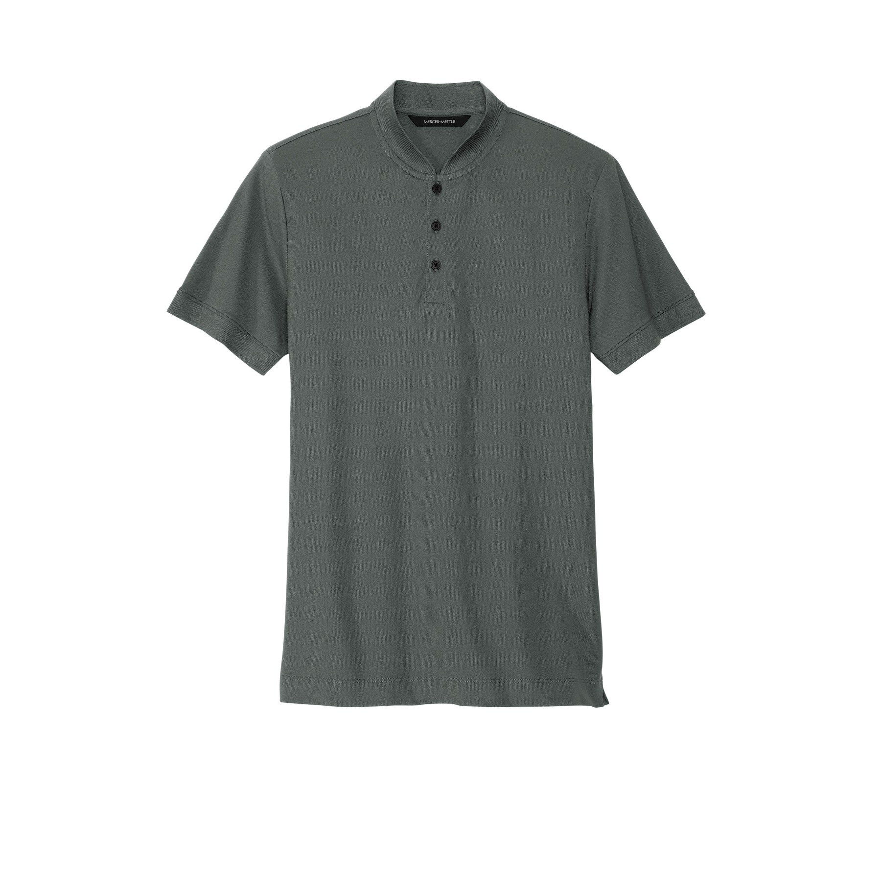 Stretch Pique Henley - Thumbnail Image