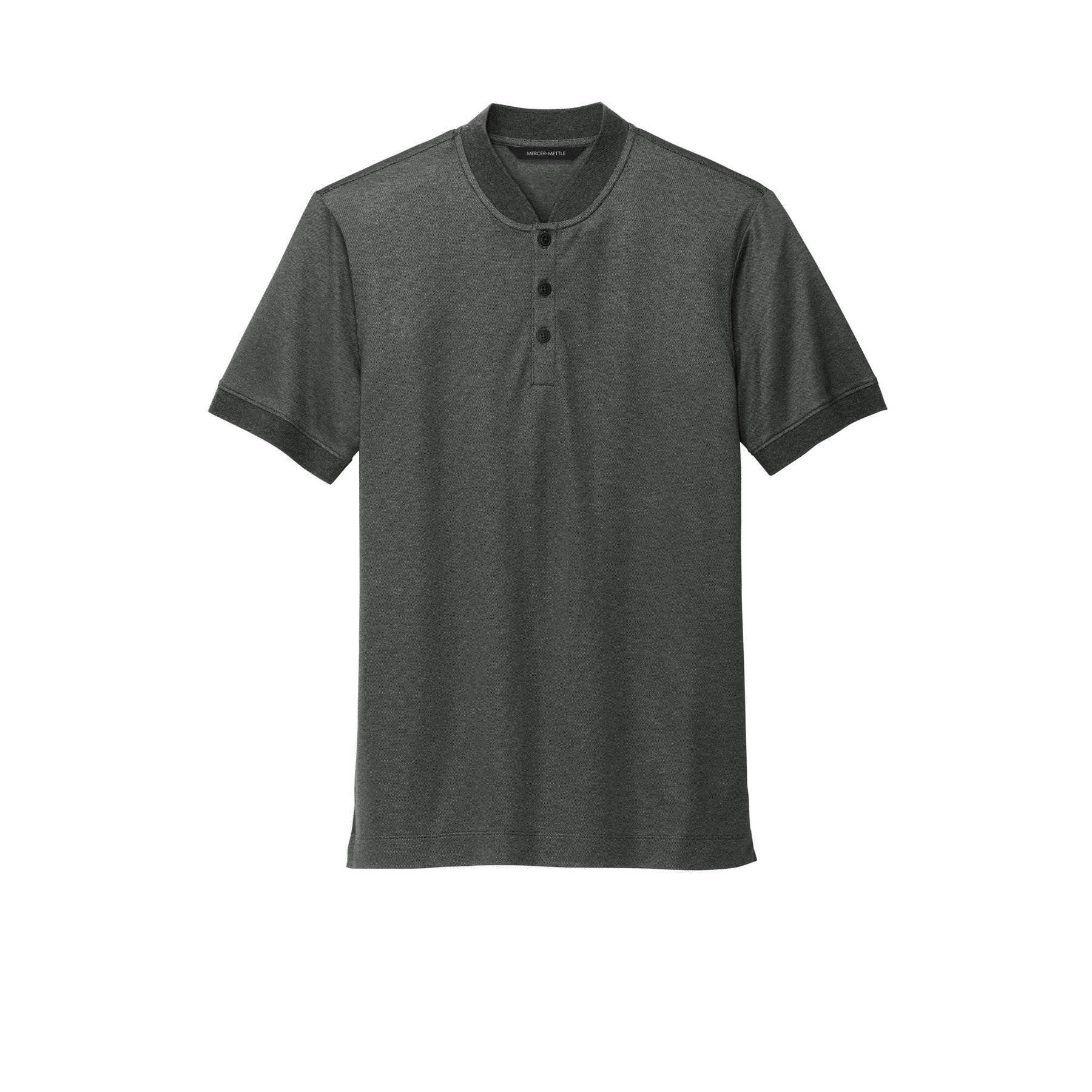 Stretch Pique Henley - Thumbnail Image