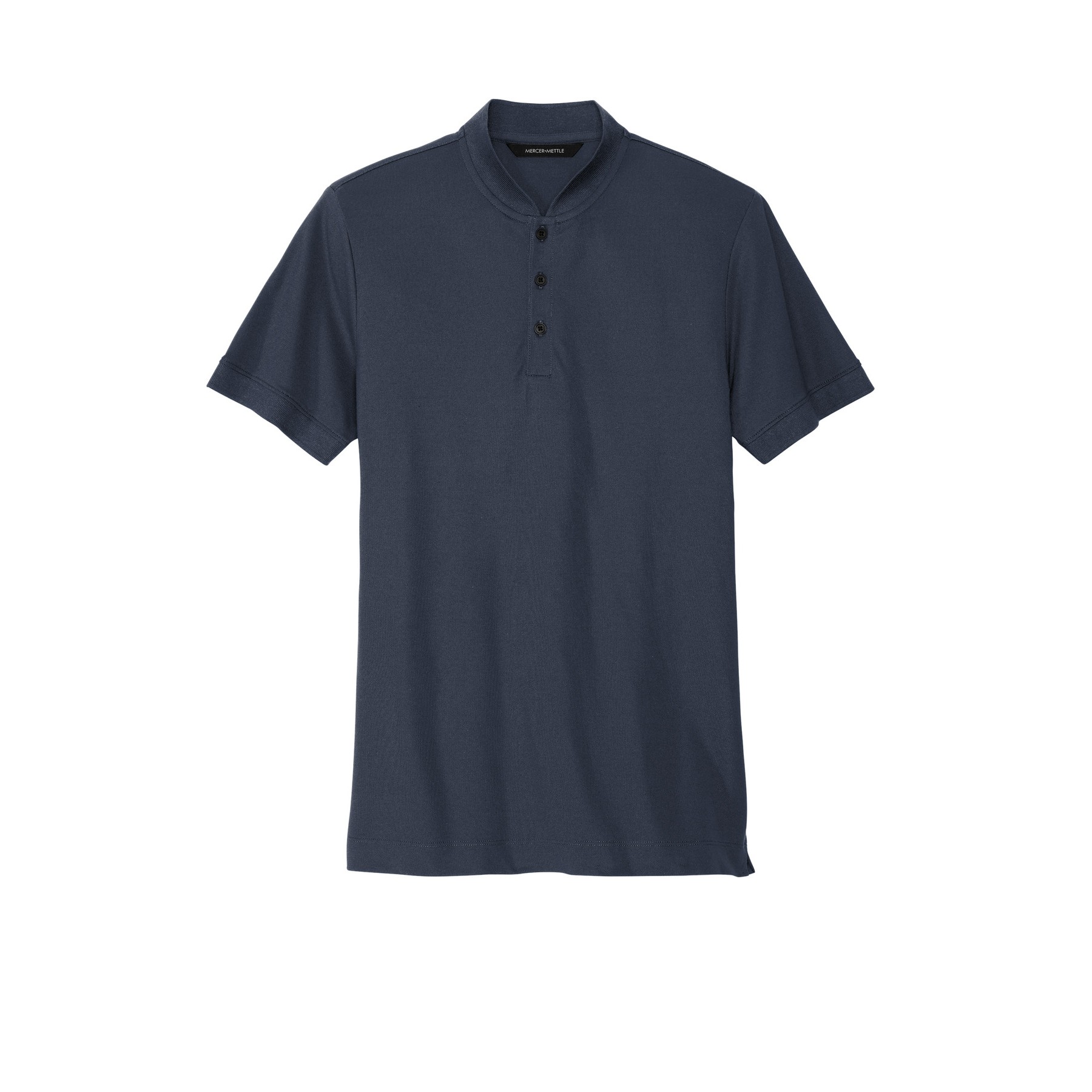 Stretch Pique Henley - Thumbnail Image