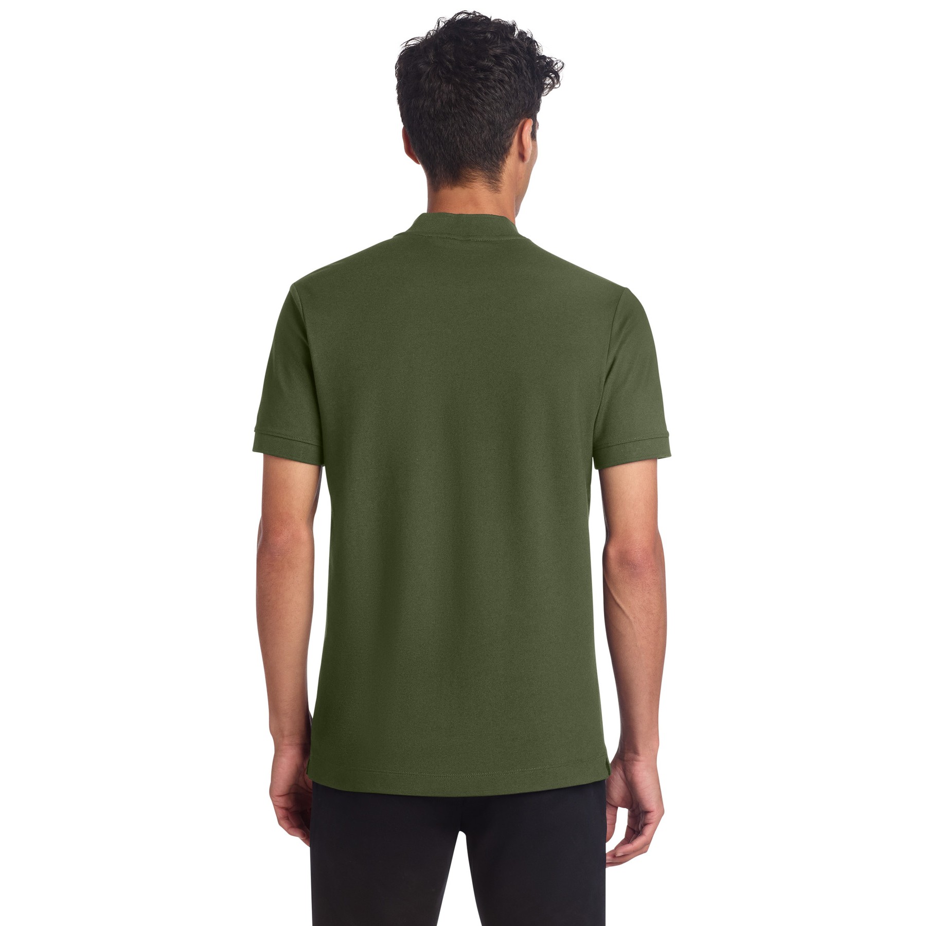Stretch Pique Henley - Thumbnail Image