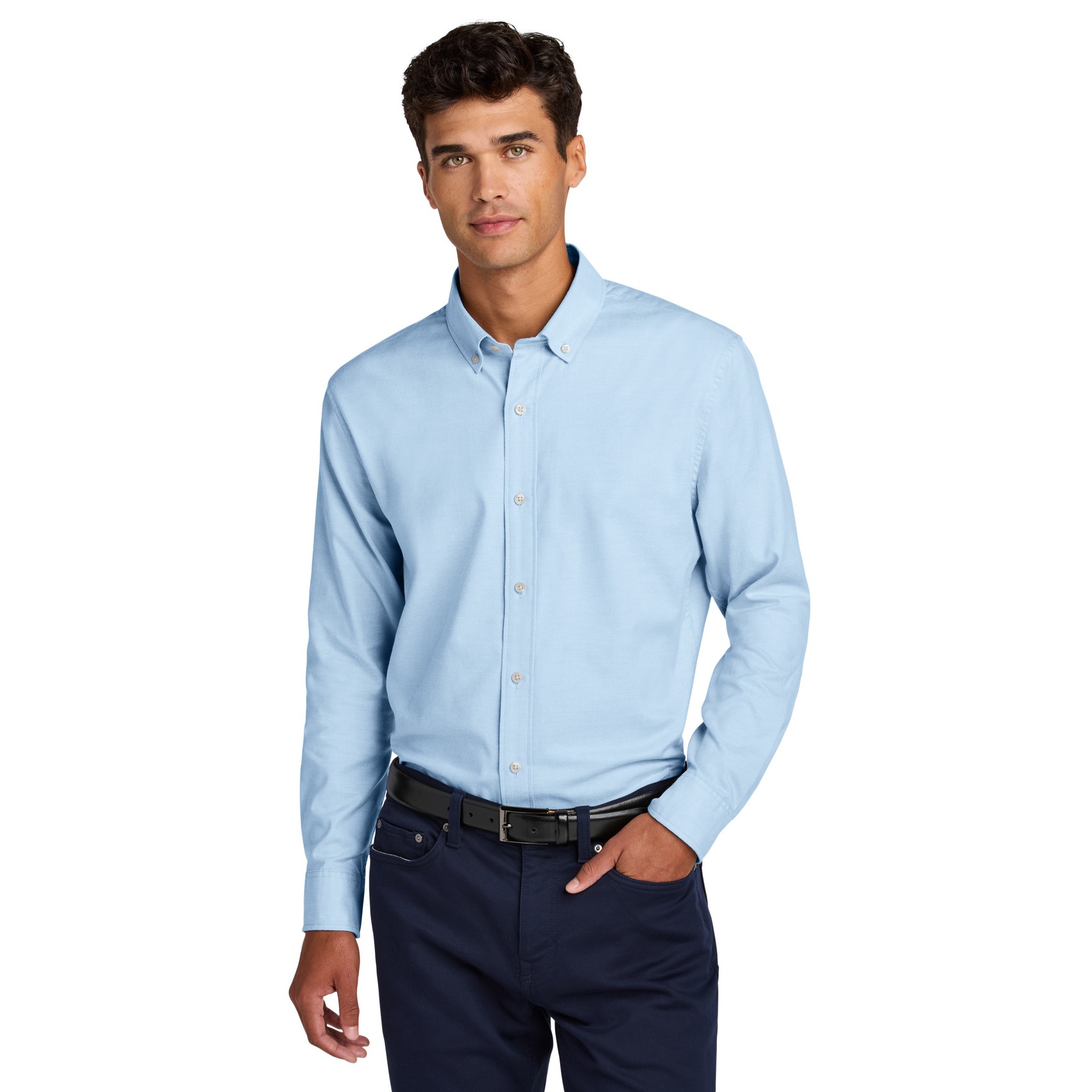 Long Sleeve Modern Oxford Shirt - Thumbnail Image