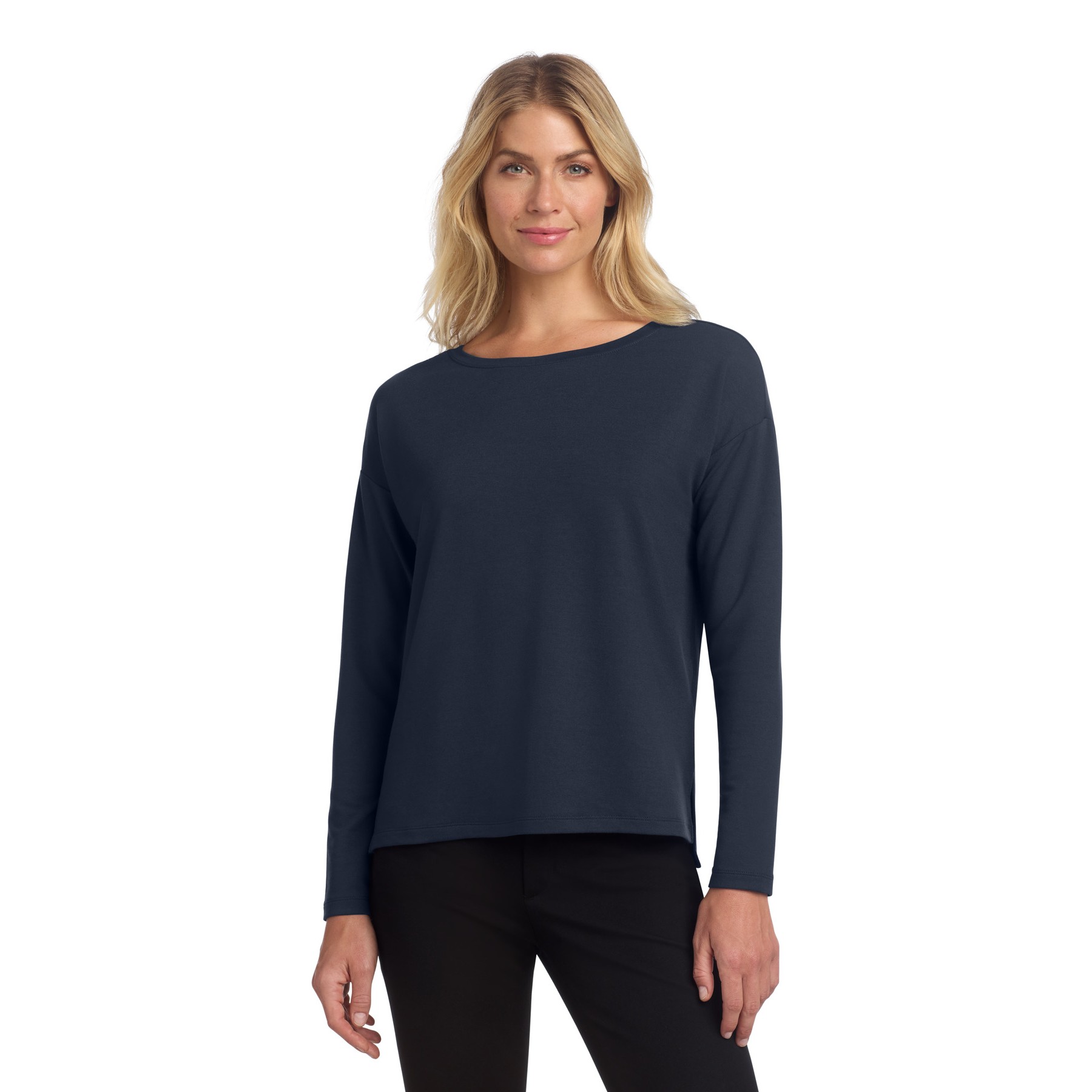 Women's Stretch Drop Shoulder Pullover - Thumbnail Image