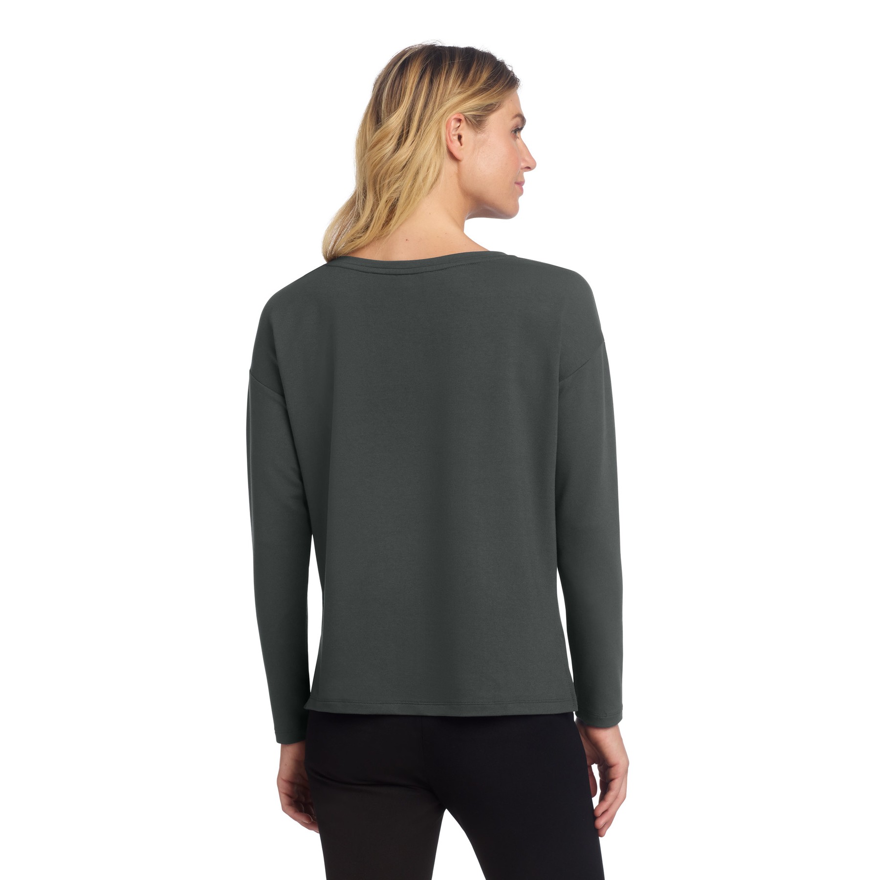 Women's Stretch Drop Shoulder Pullover - Thumbnail Image