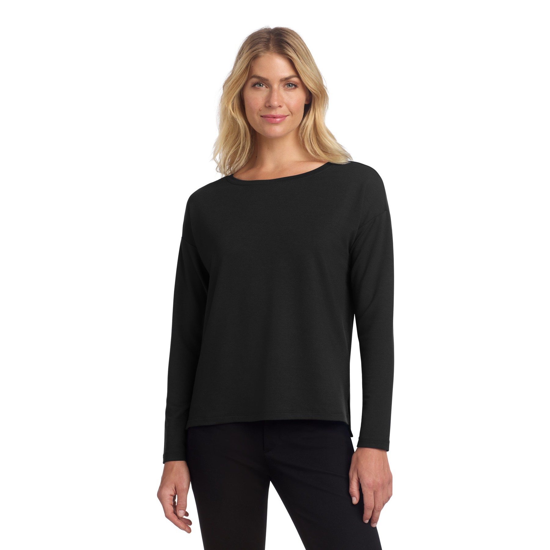 Women's Stretch Drop Shoulder Pullover - Thumbnail Image