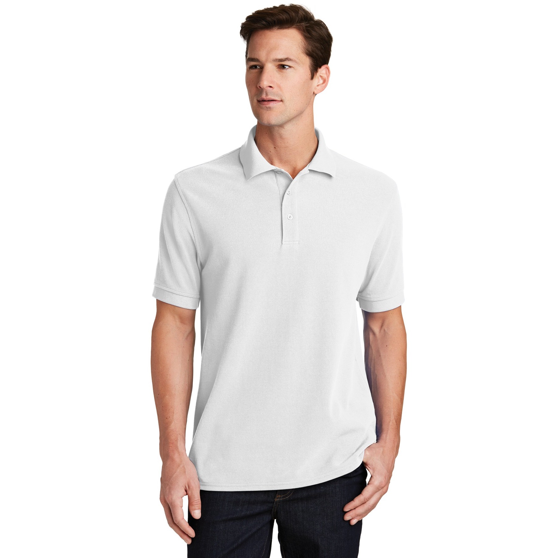 Combed Ring Spun Pique Polo - Main Image