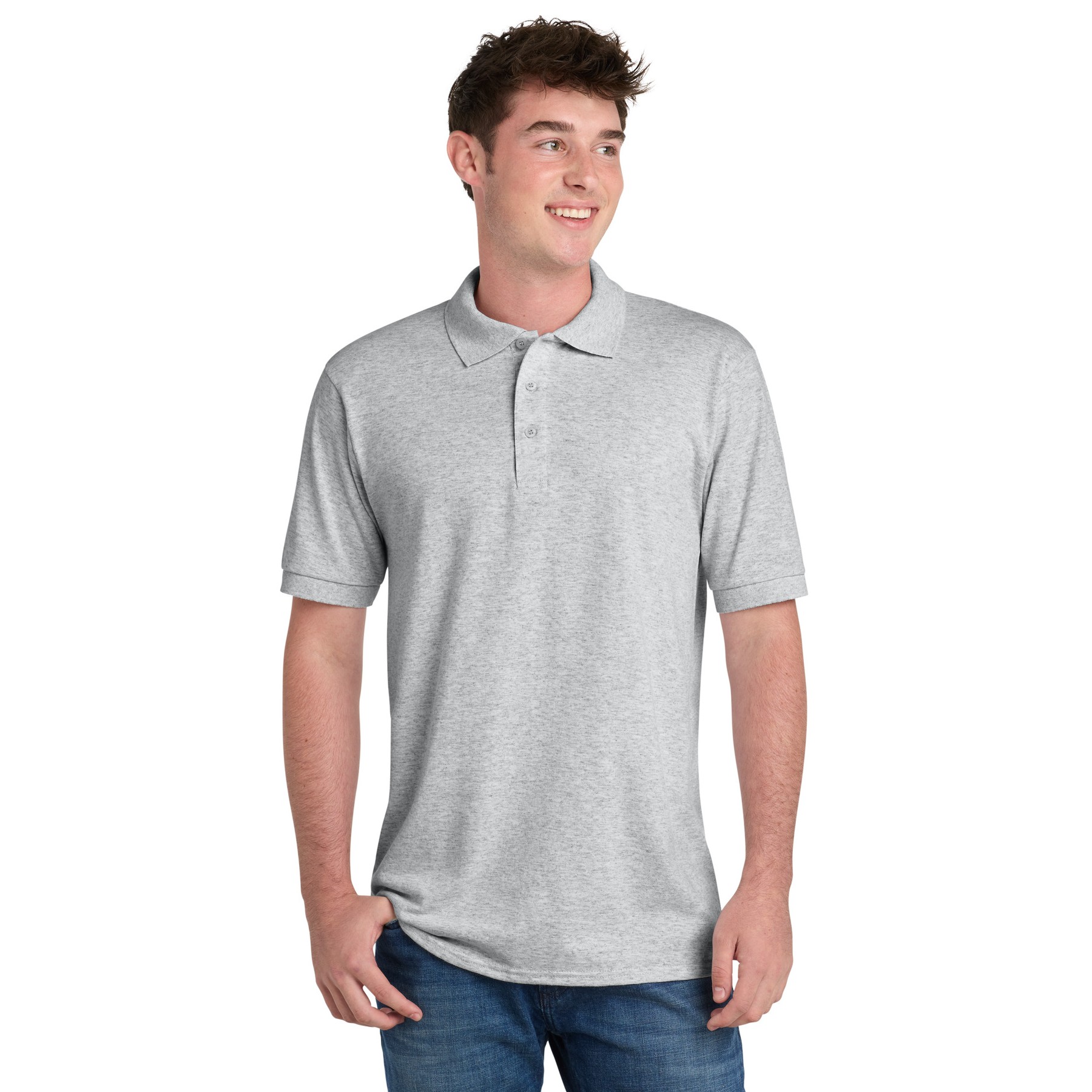 Tall Core Blend Jersey Knit Polo - Thumbnail Image
