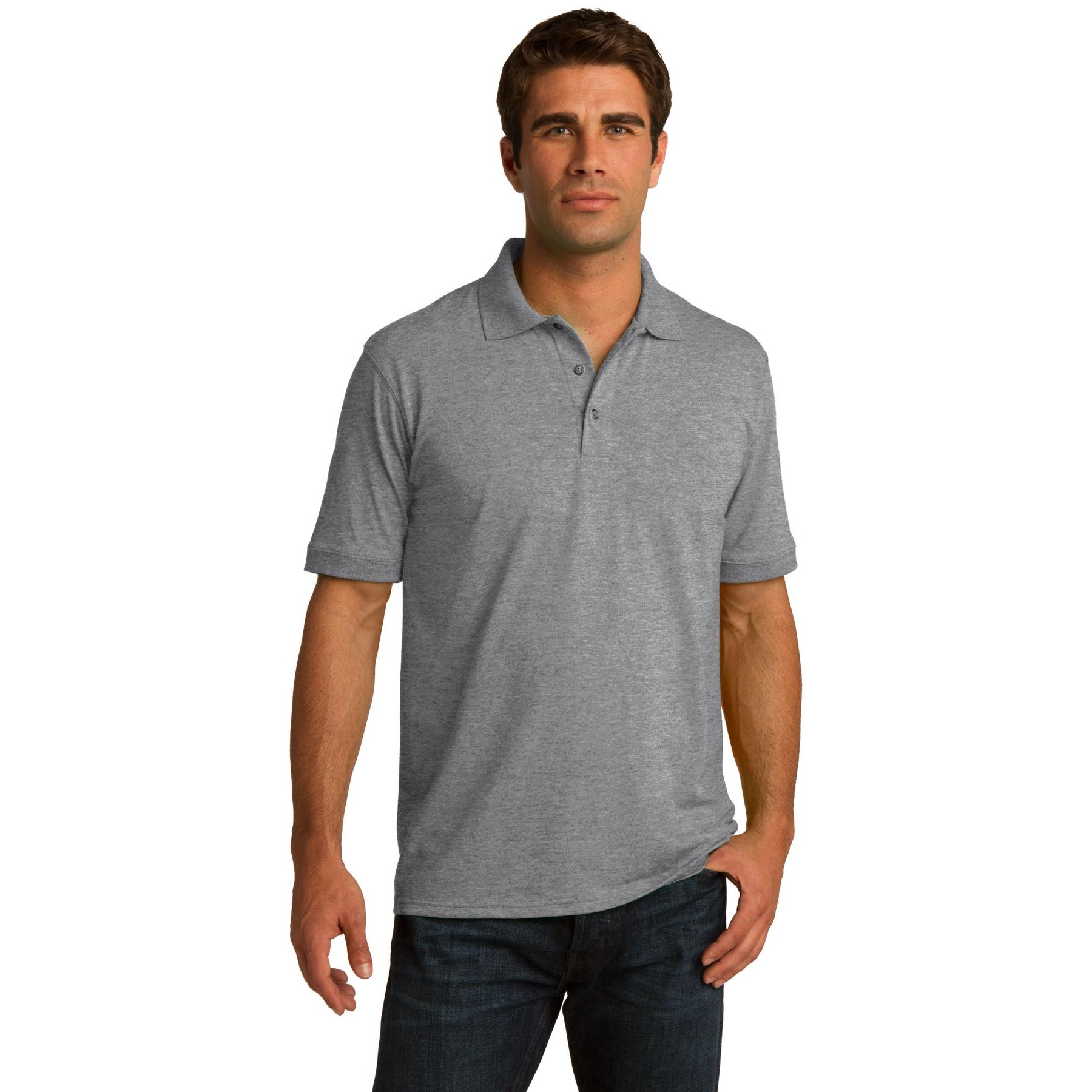 Tall Core Blend Jersey Knit Polo - Thumbnail Image