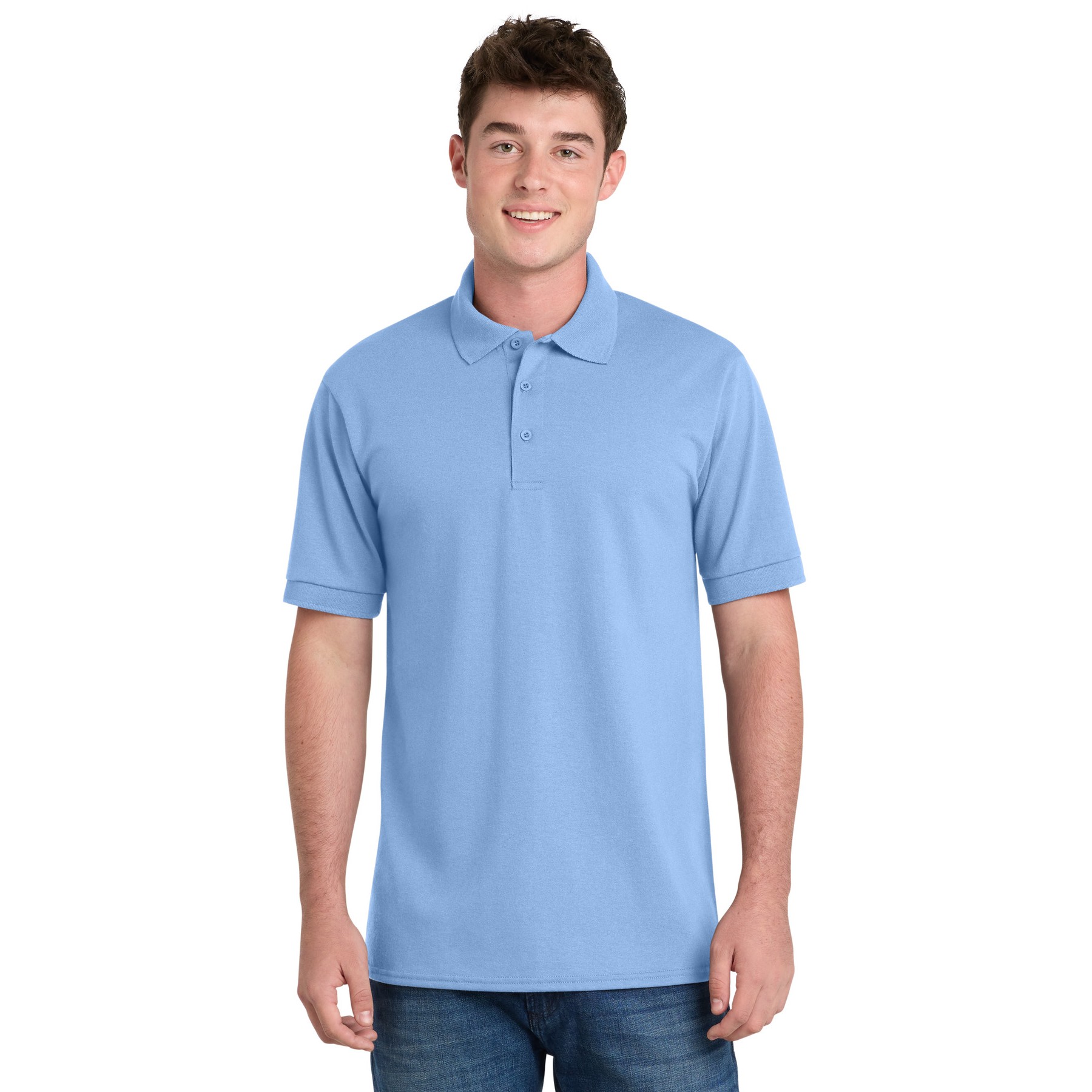 Tall Core Blend Jersey Knit Polo - Thumbnail Image