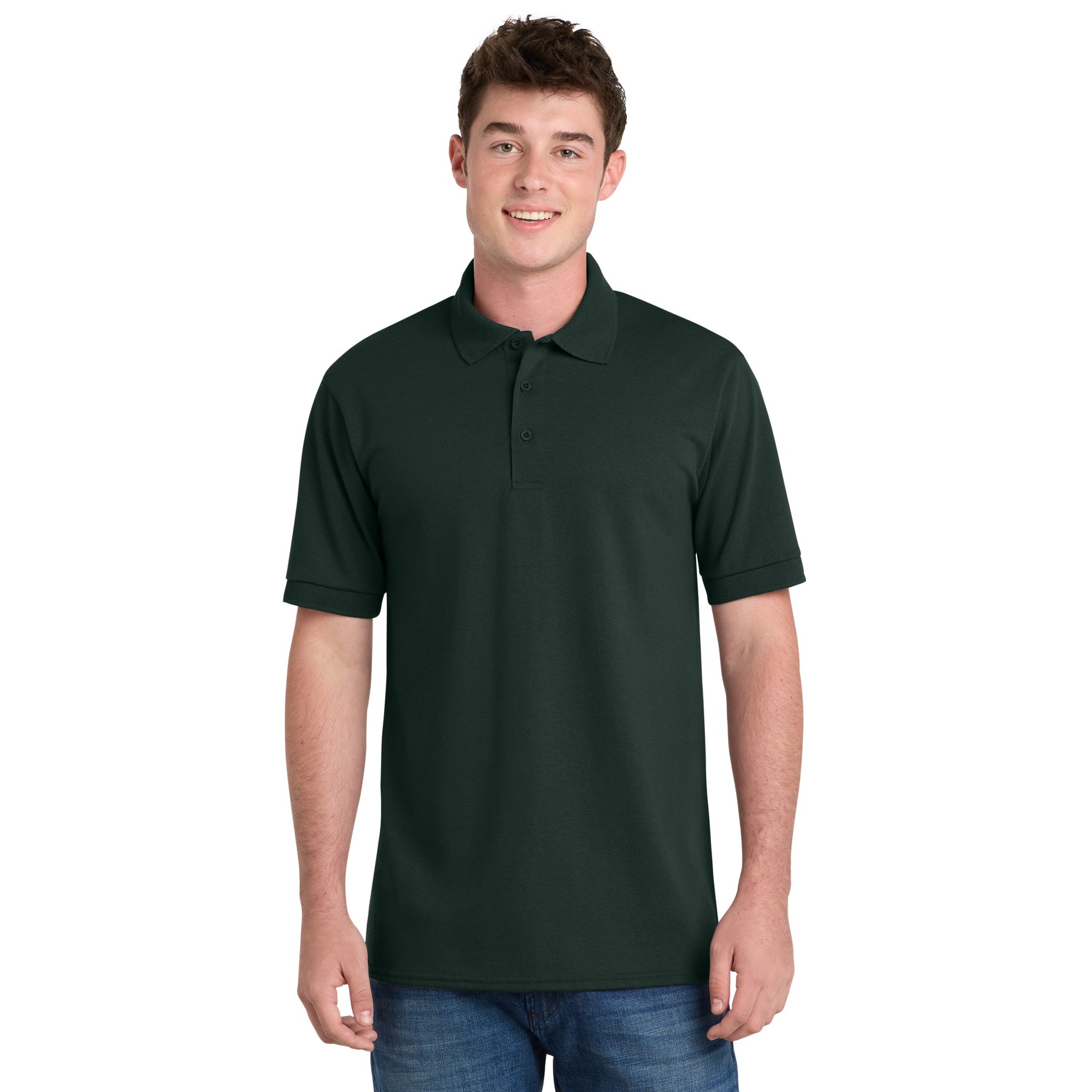 Tall Core Blend Jersey Knit Polo - Thumbnail Image