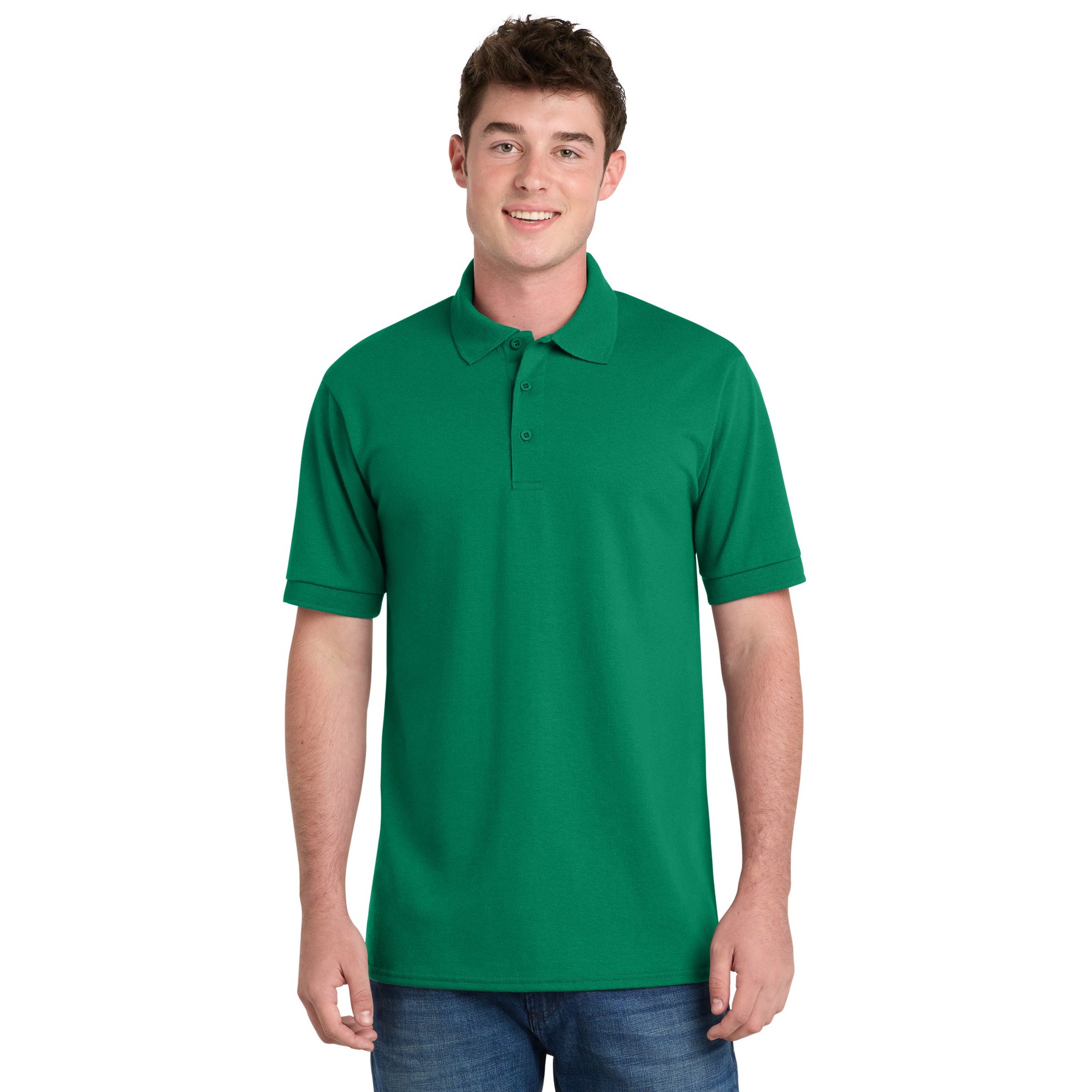 Tall Core Blend Jersey Knit Polo - Thumbnail Image
