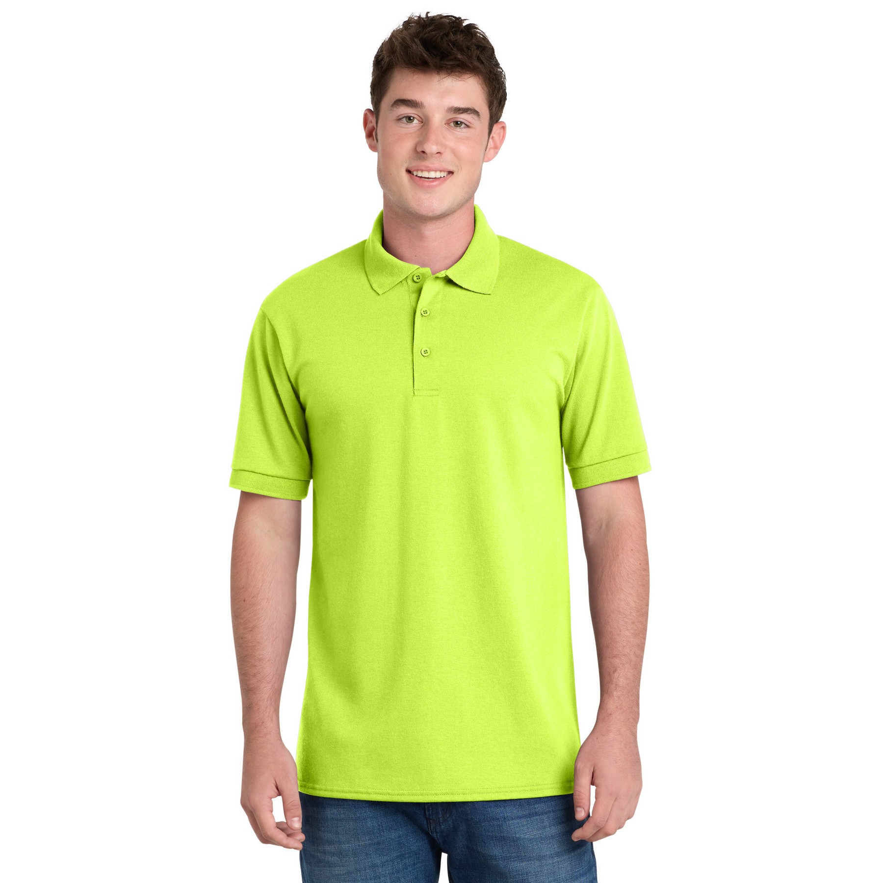 Tall Core Blend Jersey Knit Polo - Thumbnail Image