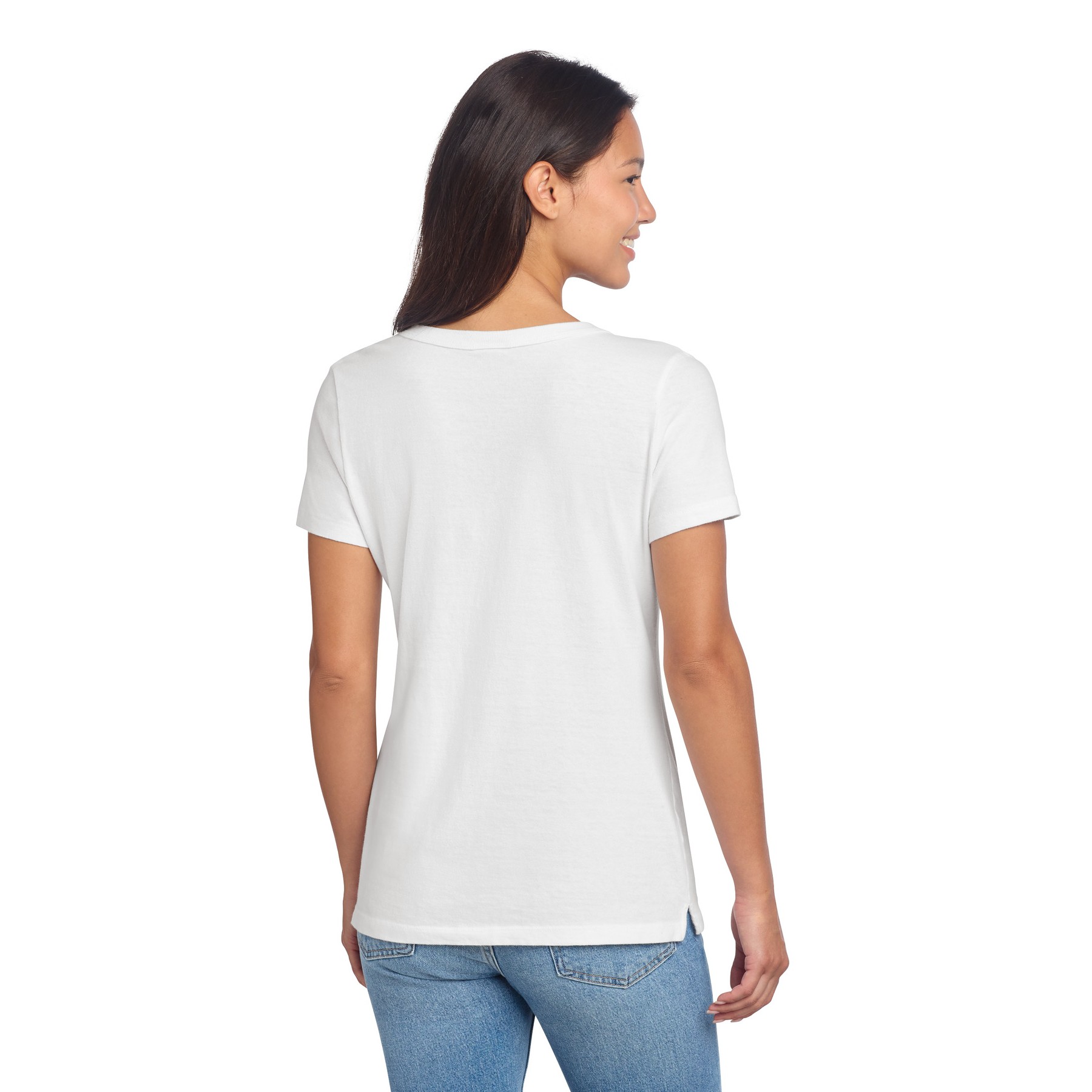 Garment-Dyed V-Neck Tee - Thumbnail Image