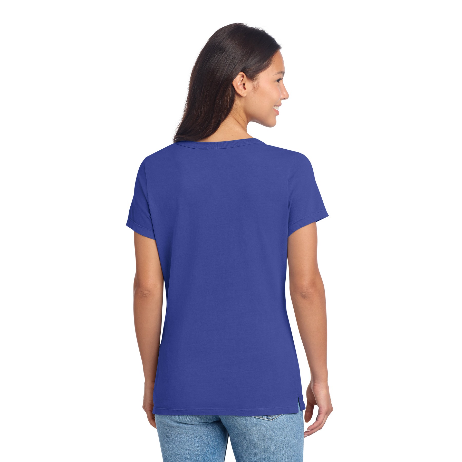 Garment-Dyed V-Neck Tee - Thumbnail Image