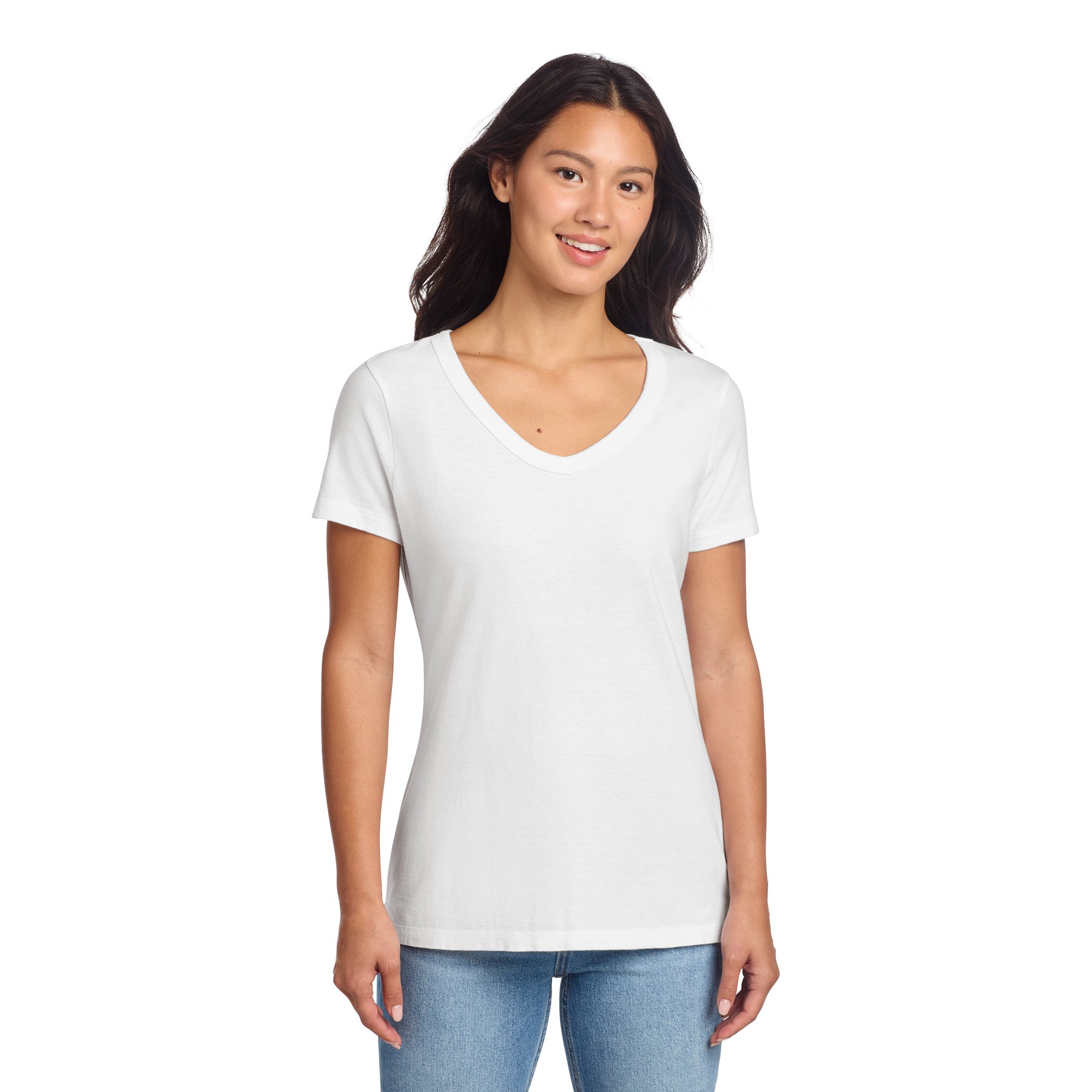 Garment-Dyed V-Neck Tee - Main Image