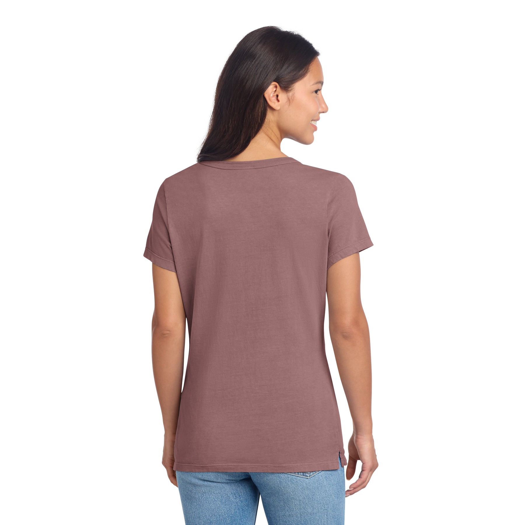 Garment-Dyed V-Neck Tee - Thumbnail Image