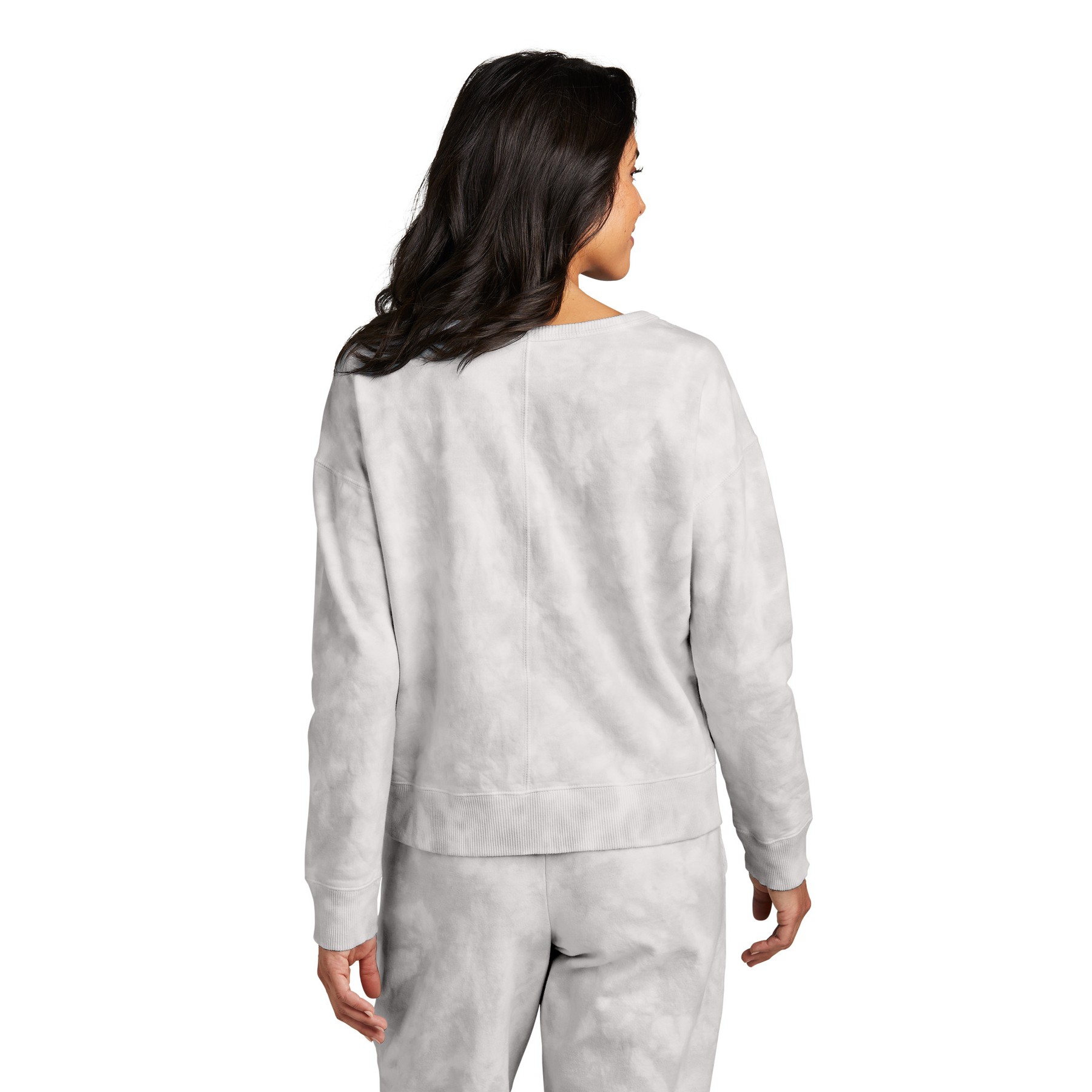 Cloud Tie-Dye V-Neck Sweatshirt - Thumbnail Image