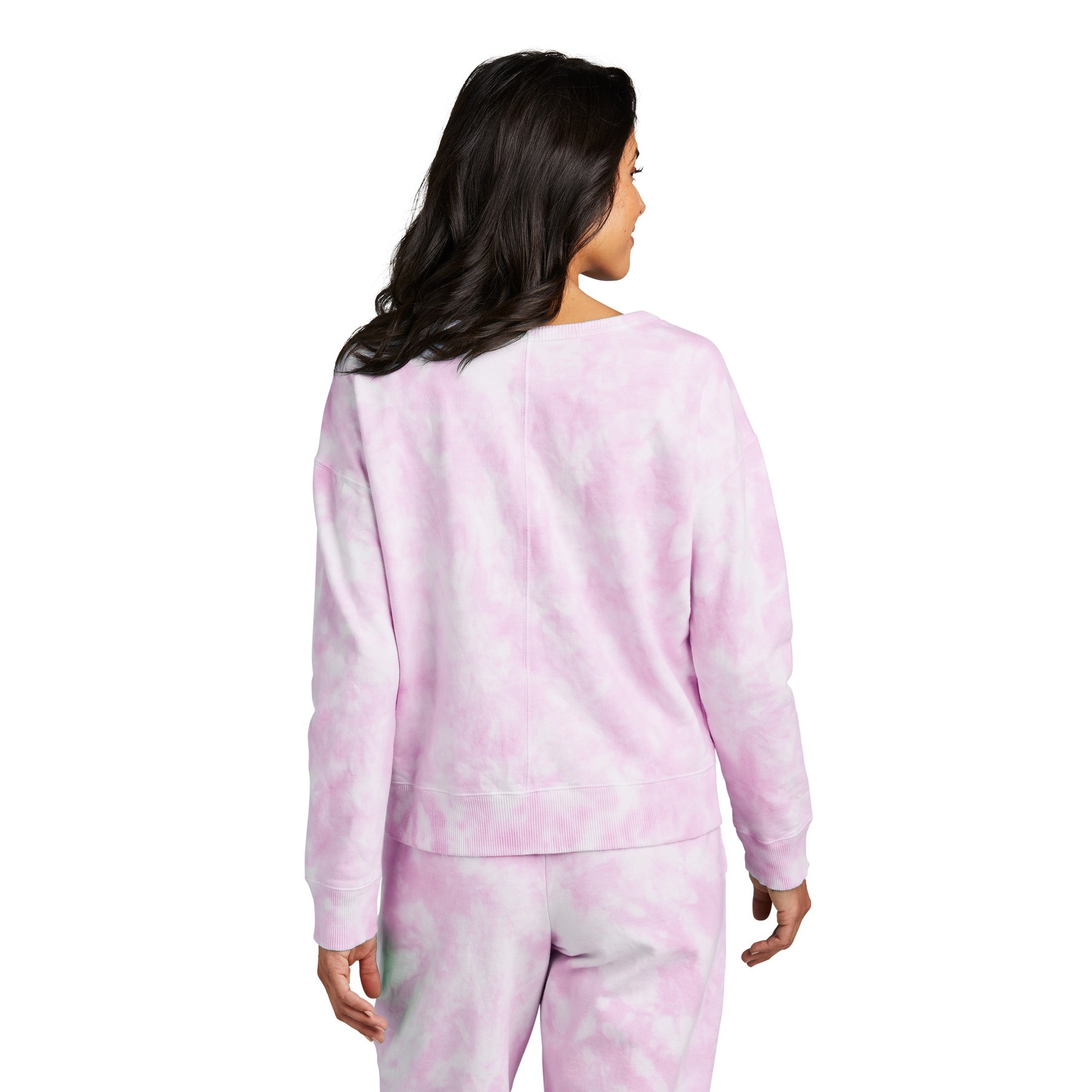 Cloud Tie-Dye V-Neck Sweatshirt - Thumbnail Image