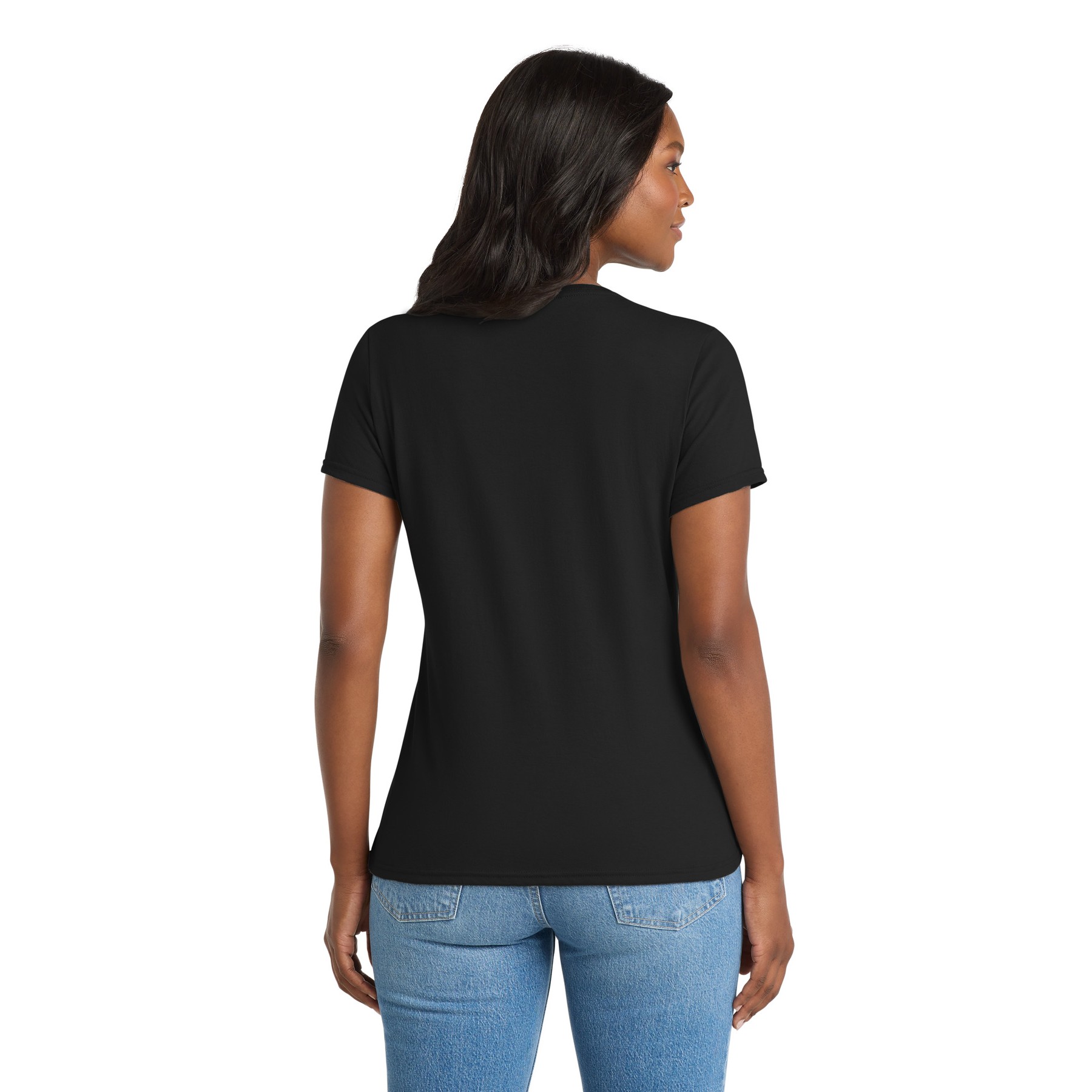 Women's Performance Blend V-Neck Tee - Thumbnail Image