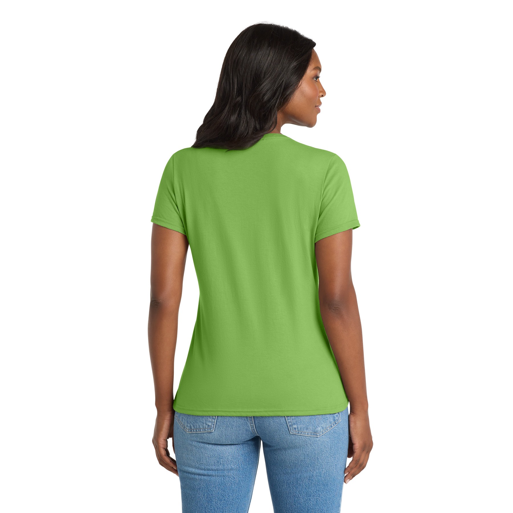 Women's Performance Blend V-Neck Tee - Thumbnail Image