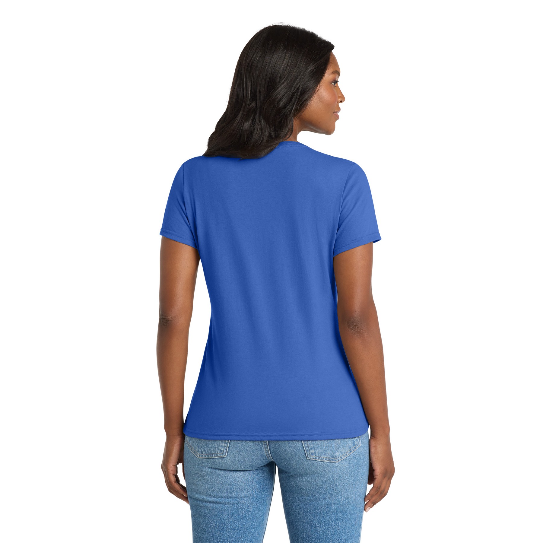 Women's Performance Blend V-Neck Tee - Thumbnail Image
