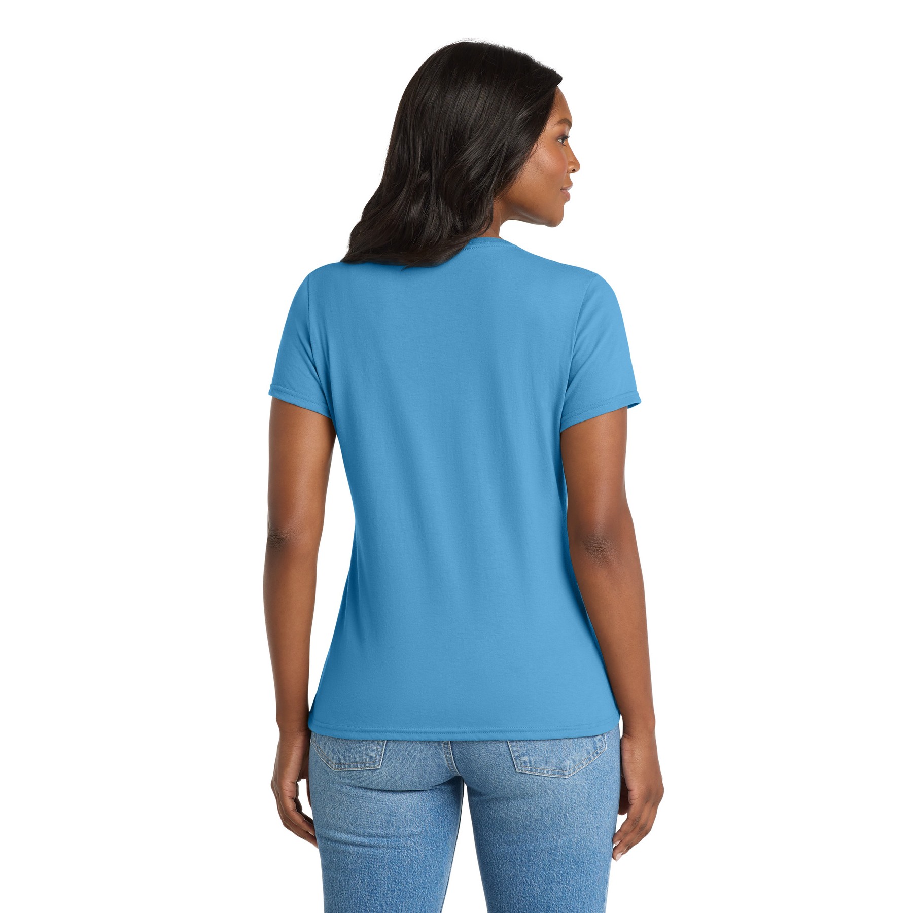 Women's Performance Blend V-Neck Tee - Thumbnail Image