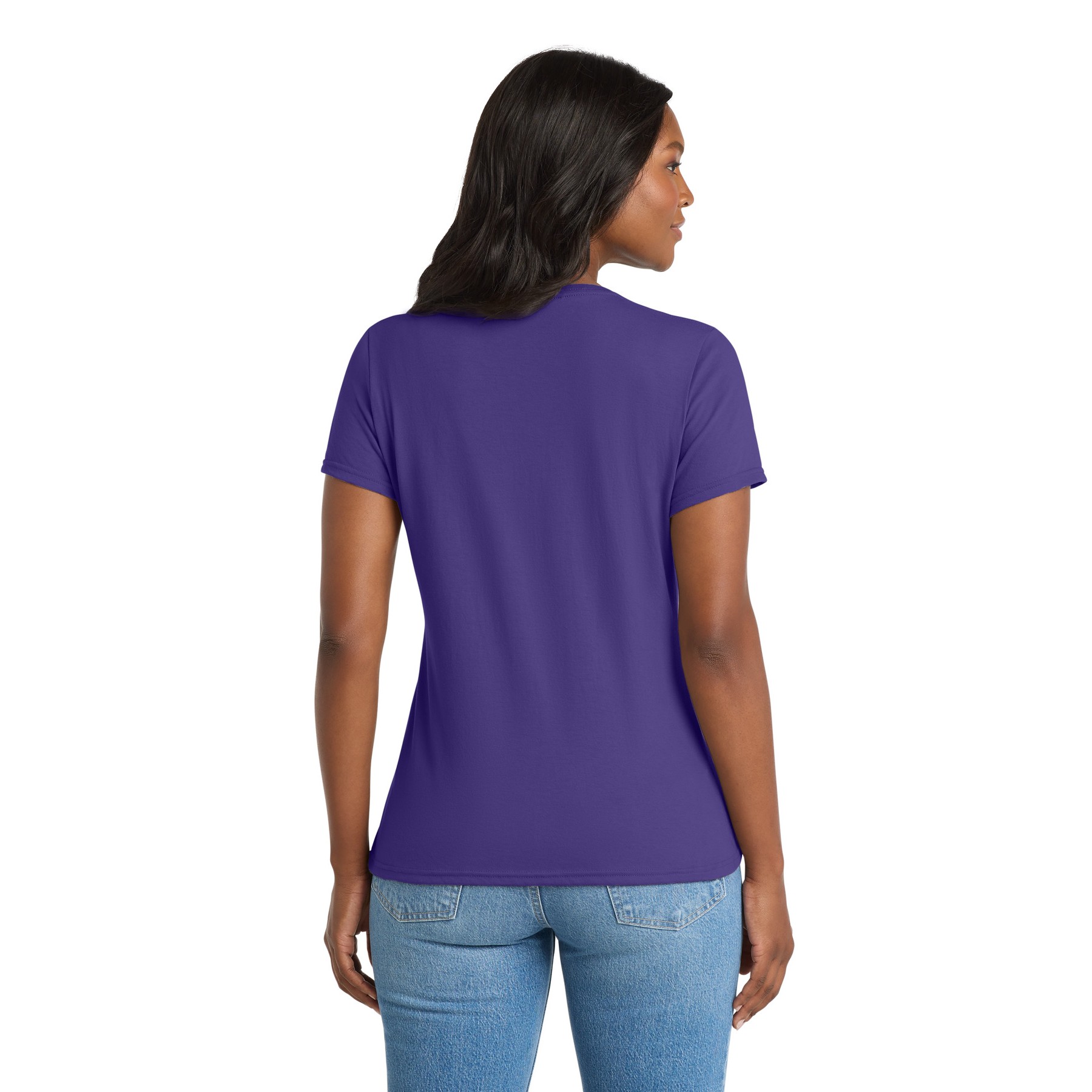 Women's Performance Blend V-Neck Tee - Thumbnail Image