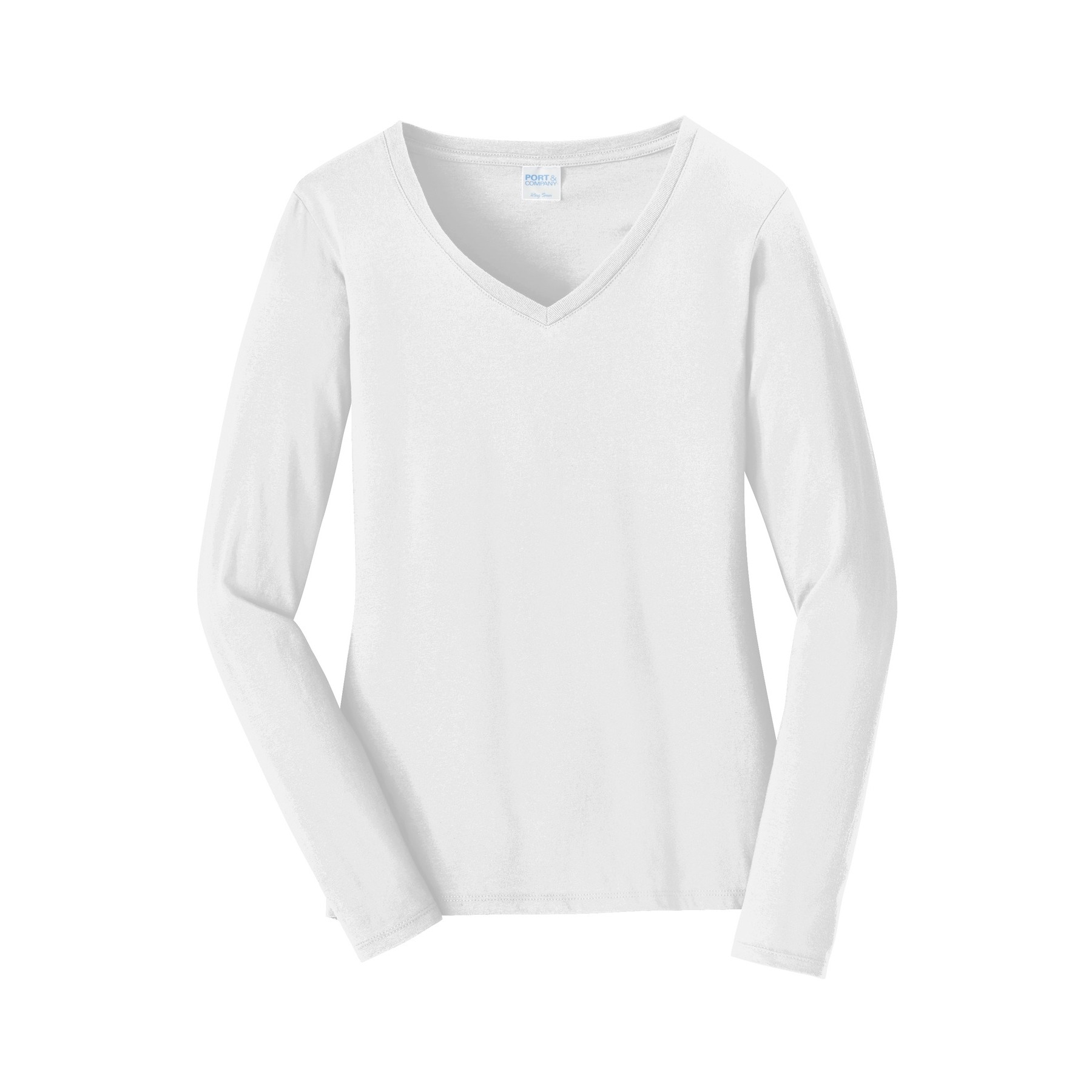 Women's Long Sleeve Fan Favorite V-Neck Tee - Thumbnail Image