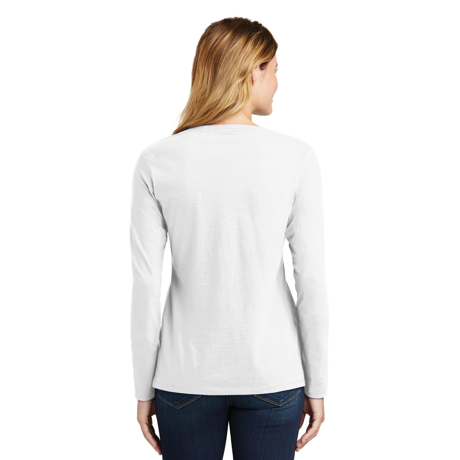 Women's Long Sleeve Fan Favorite V-Neck Tee - Thumbnail Image