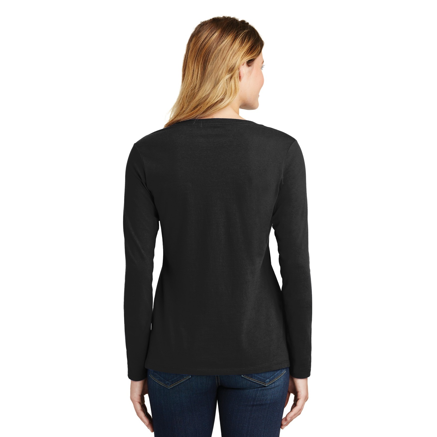 Women's Long Sleeve Fan Favorite V-Neck Tee - Thumbnail Image