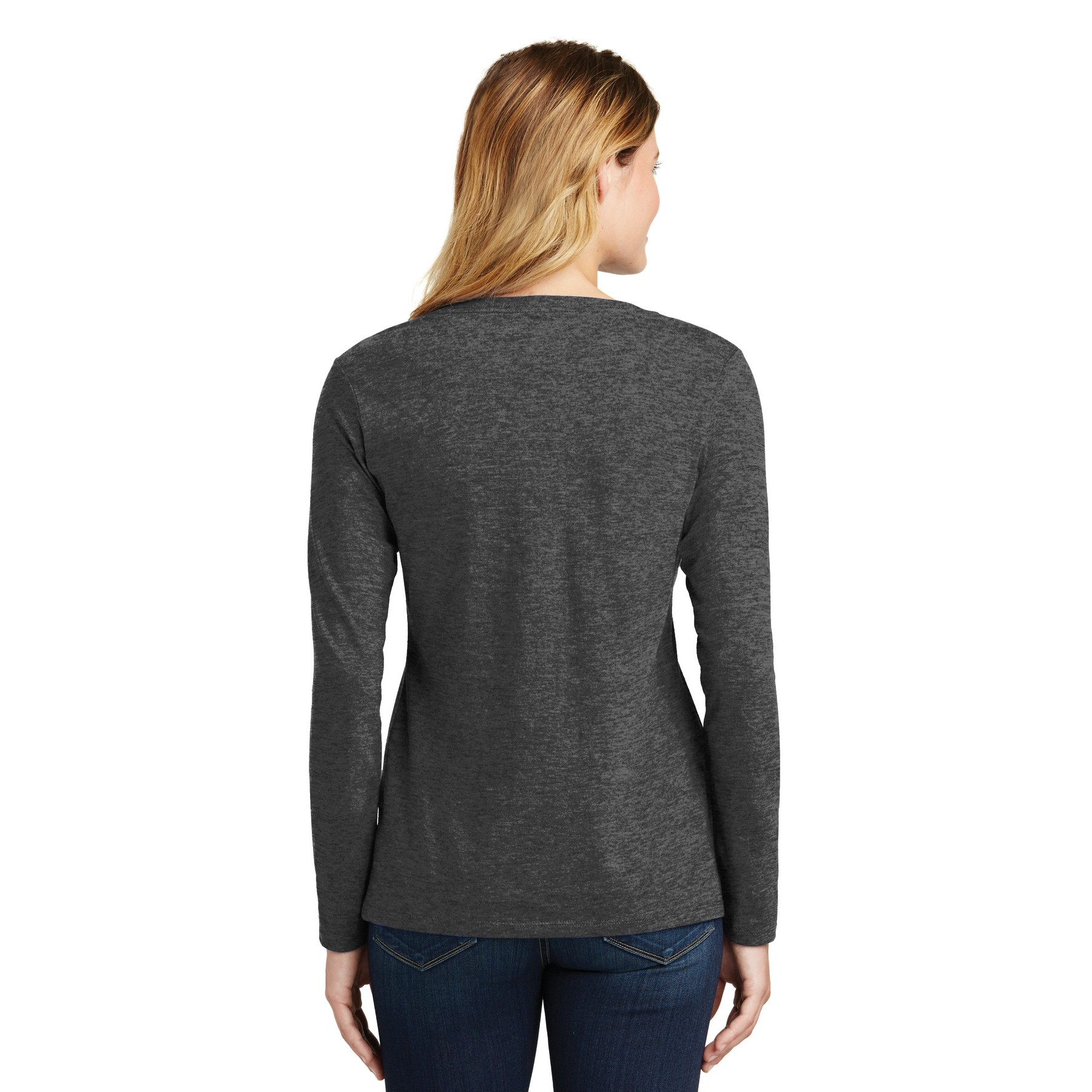 Women's Long Sleeve Fan Favorite V-Neck Tee - Thumbnail Image