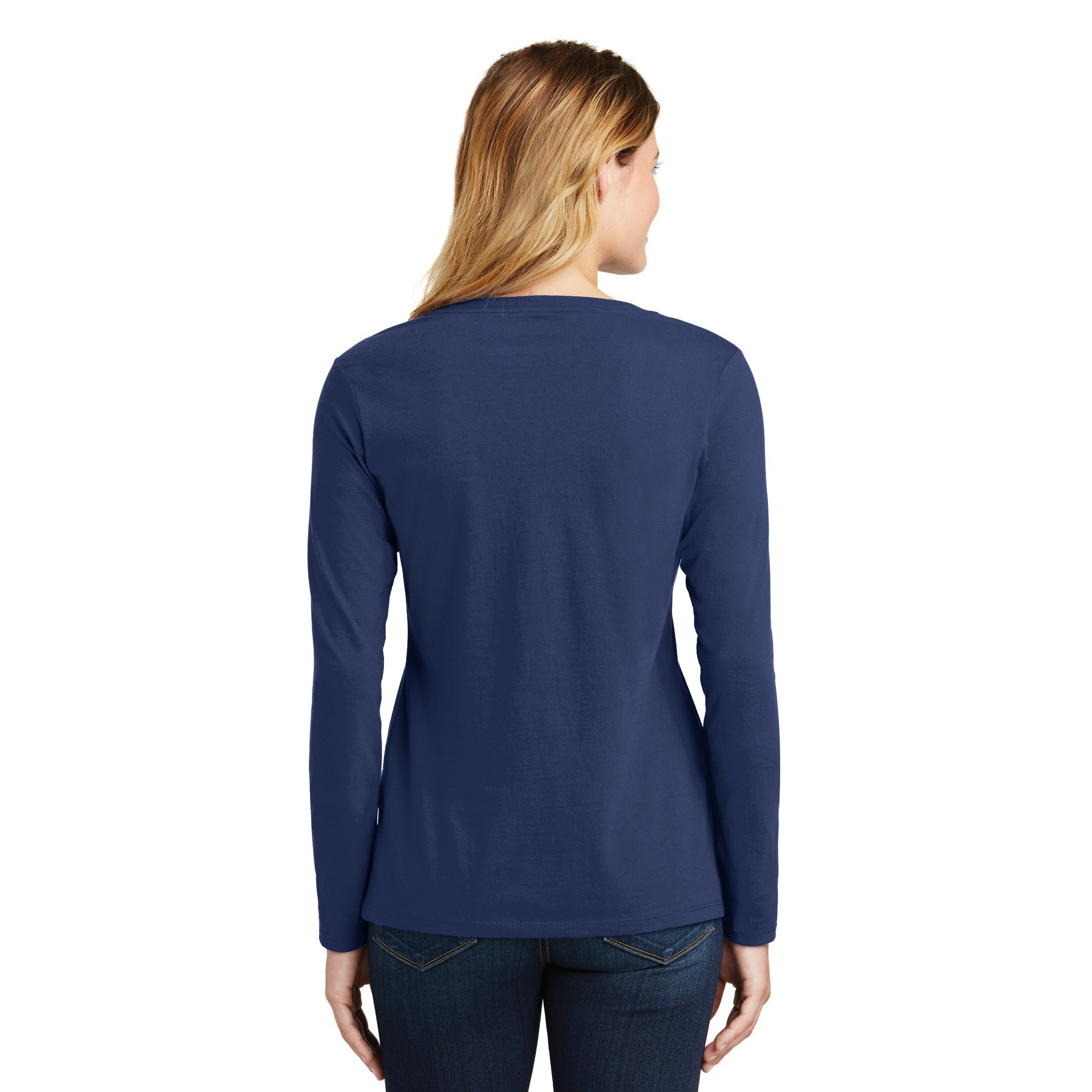 Women's Long Sleeve Fan Favorite V-Neck Tee - Thumbnail Image