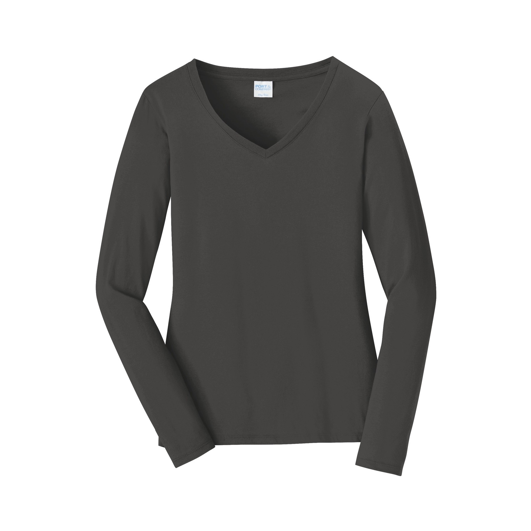 Women's Long Sleeve Fan Favorite V-Neck Tee - Thumbnail Image