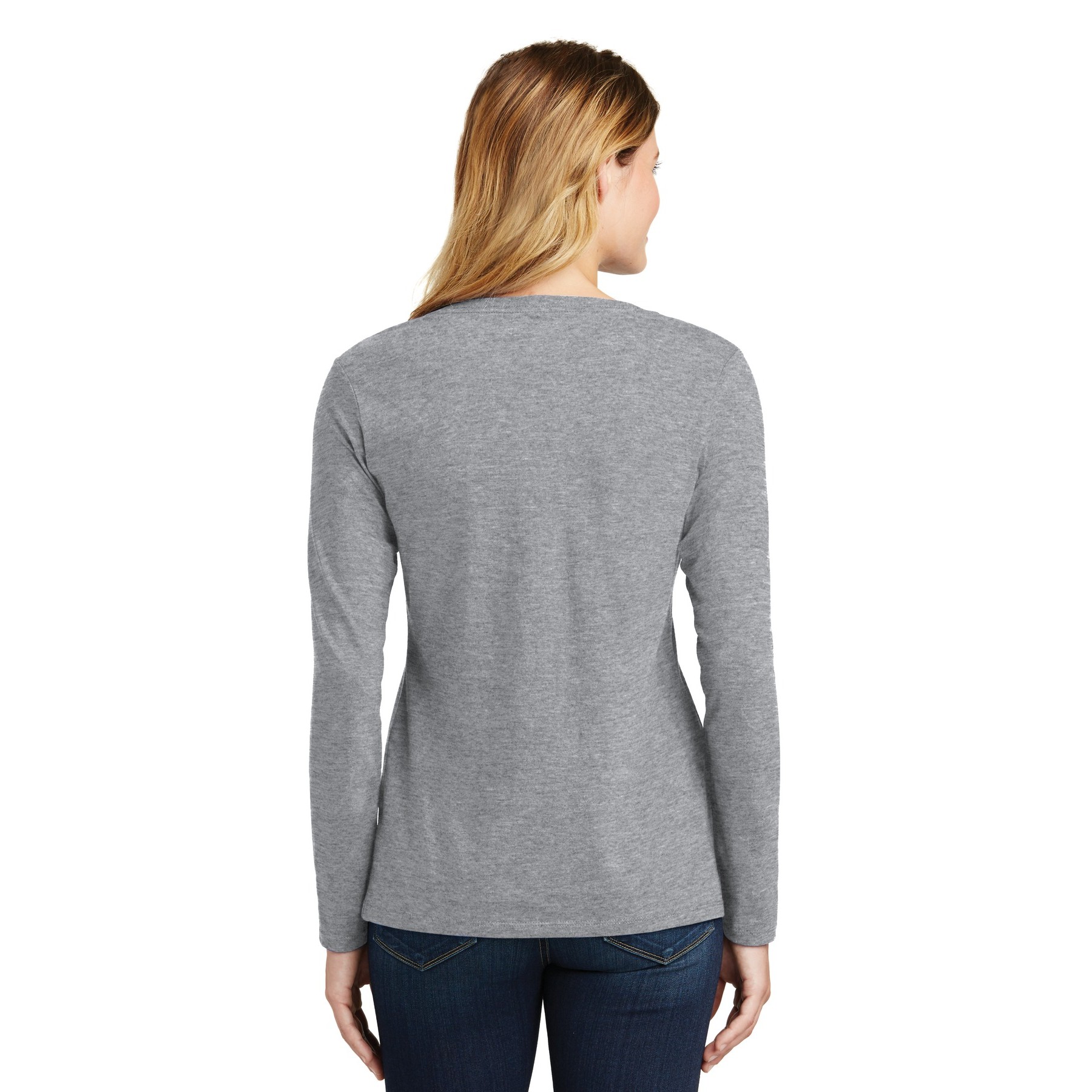 Women's Long Sleeve Fan Favorite V-Neck Tee - Thumbnail Image