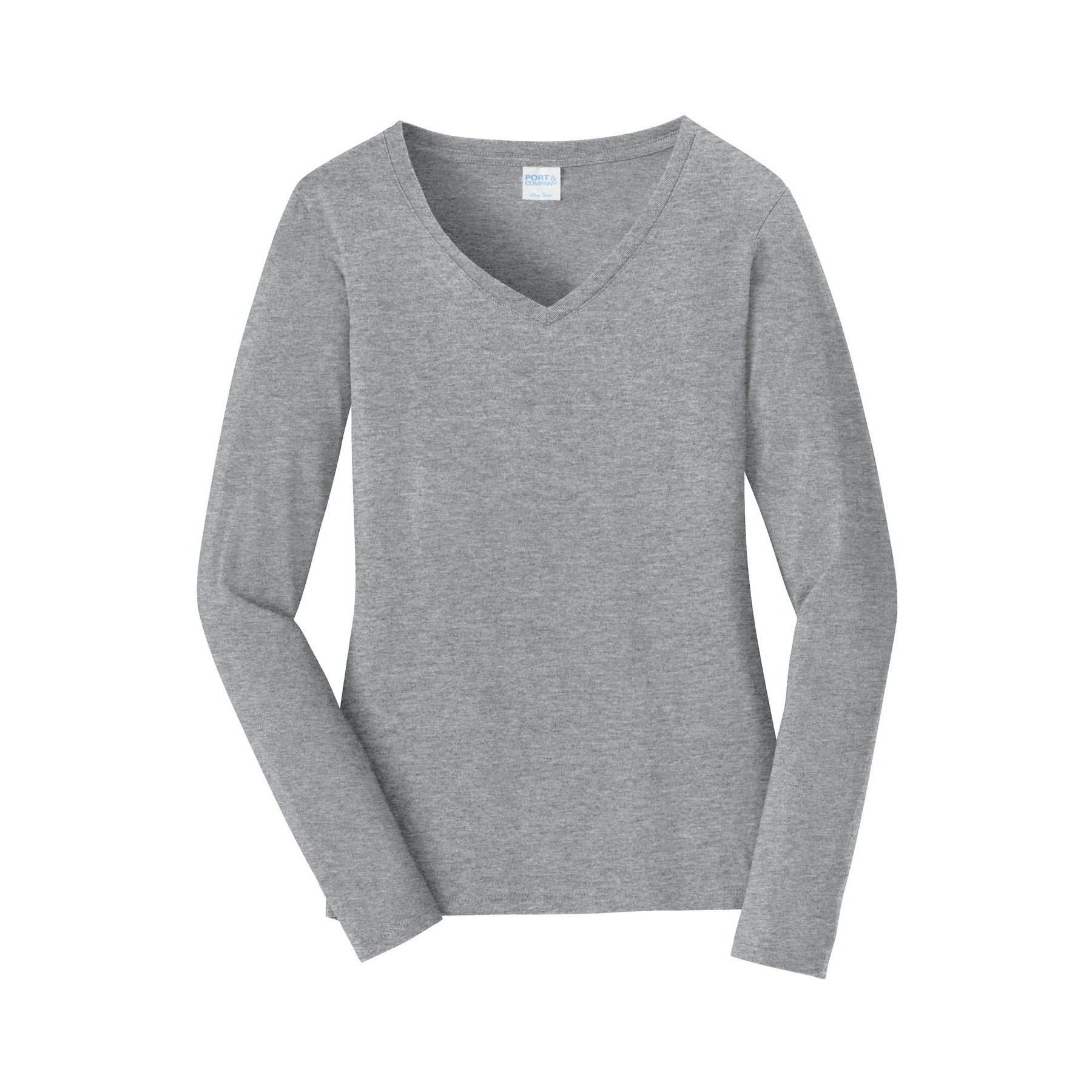 Women's Long Sleeve Fan Favorite V-Neck Tee - Thumbnail Image